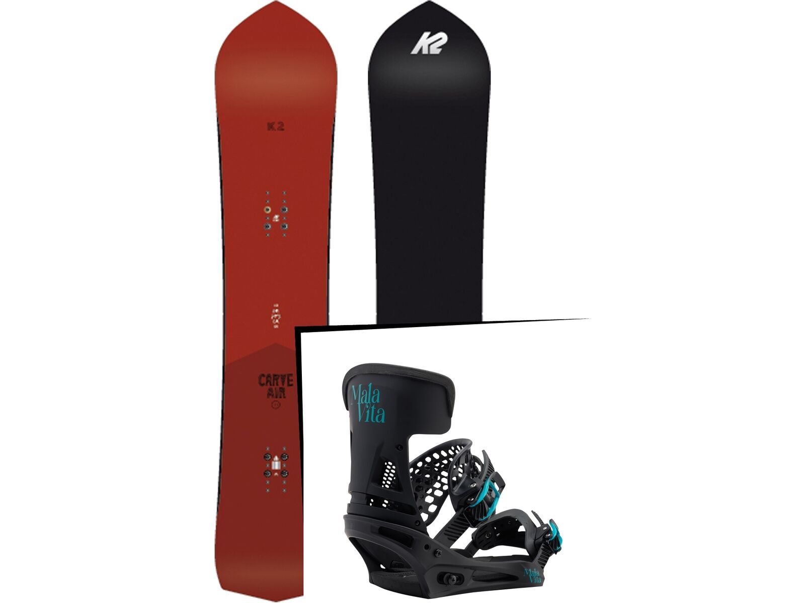 Set: K2 Carve Air 2017 + Burton Malavita (1712846S) | Bild 1