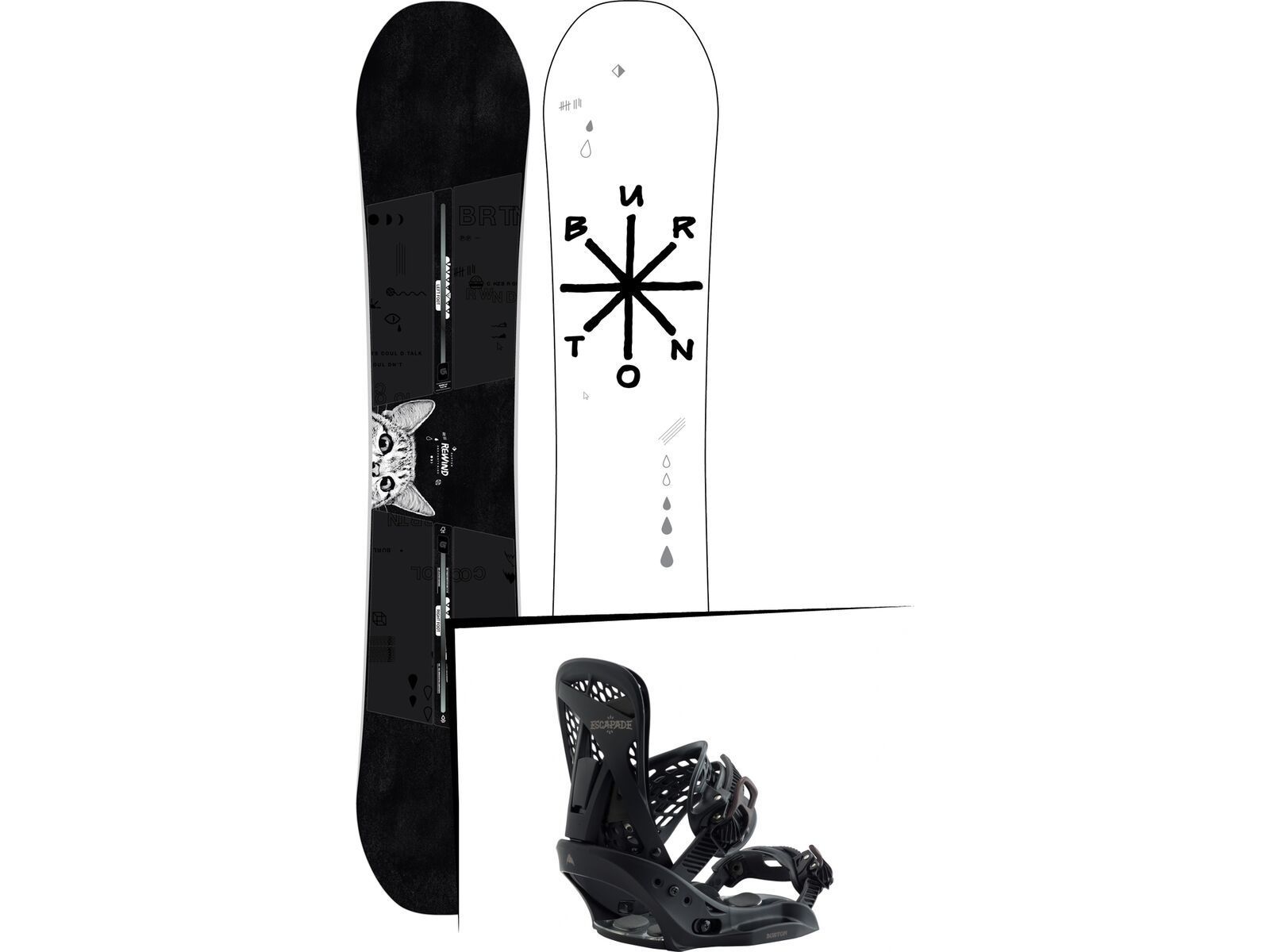 Set: Burton Rewind 2019 +  Escapade EST (2218438S) | Bild 1