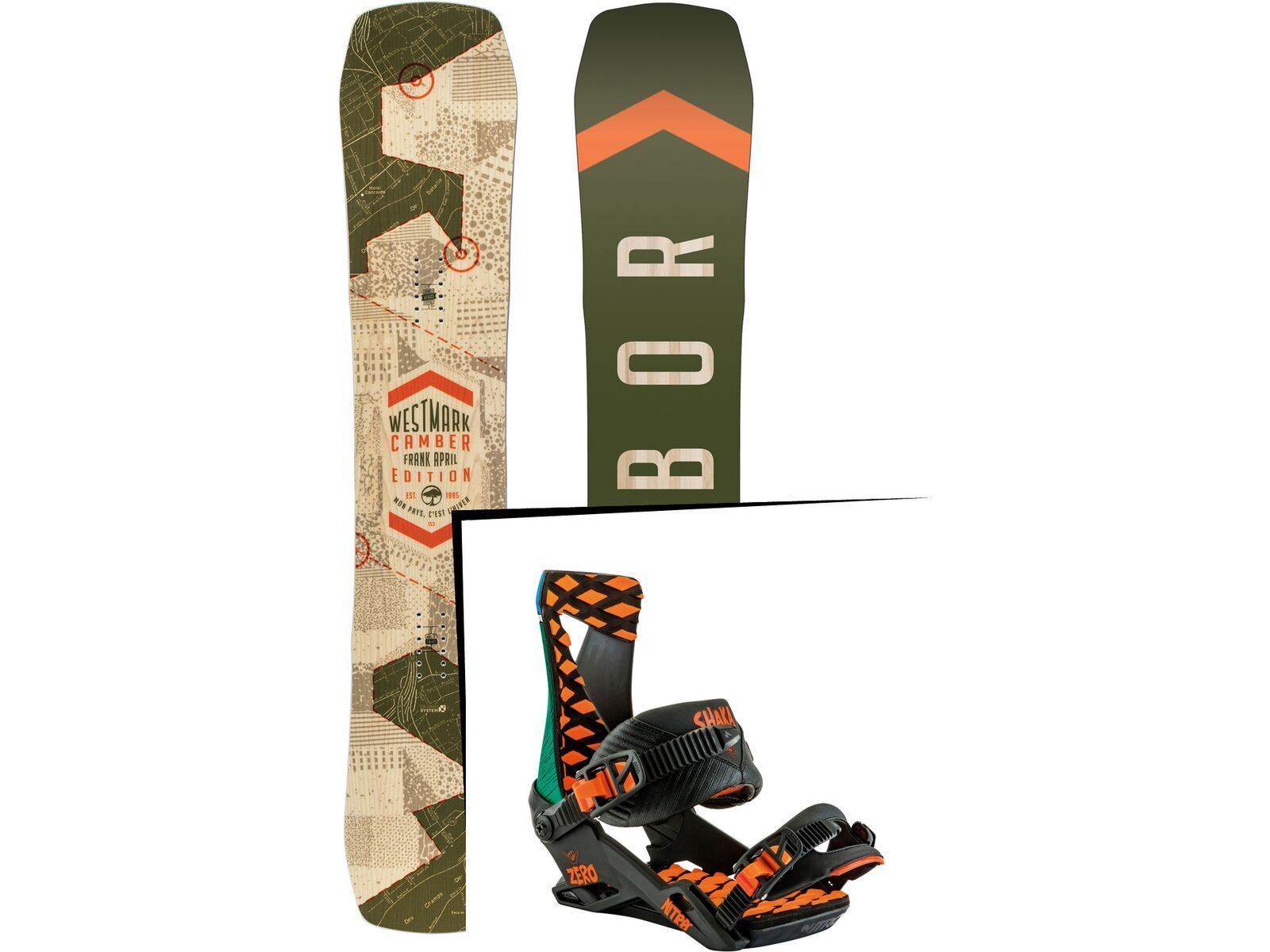 Set: Arbor Westmark Camber 2017 + Nitro Zero (1691296S) | Bild 1