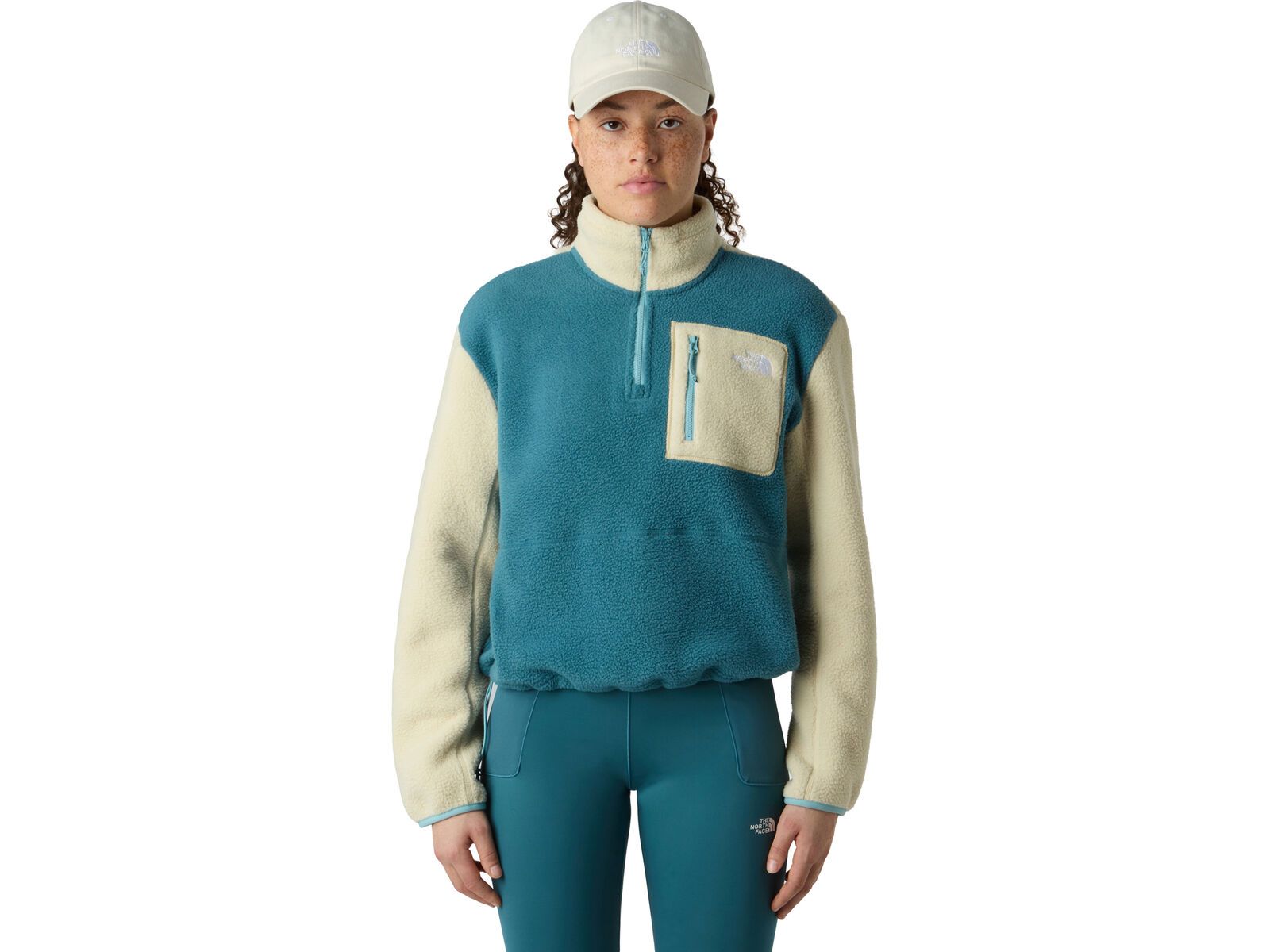 The North Face Women’s Yumiori 1/4 Zip, space/gravel/blue eclipe | Bild 3