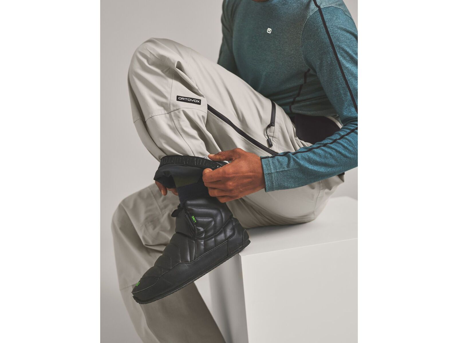 Ortovox Ravine Plus 3L Pants M, white tea | Bild 6