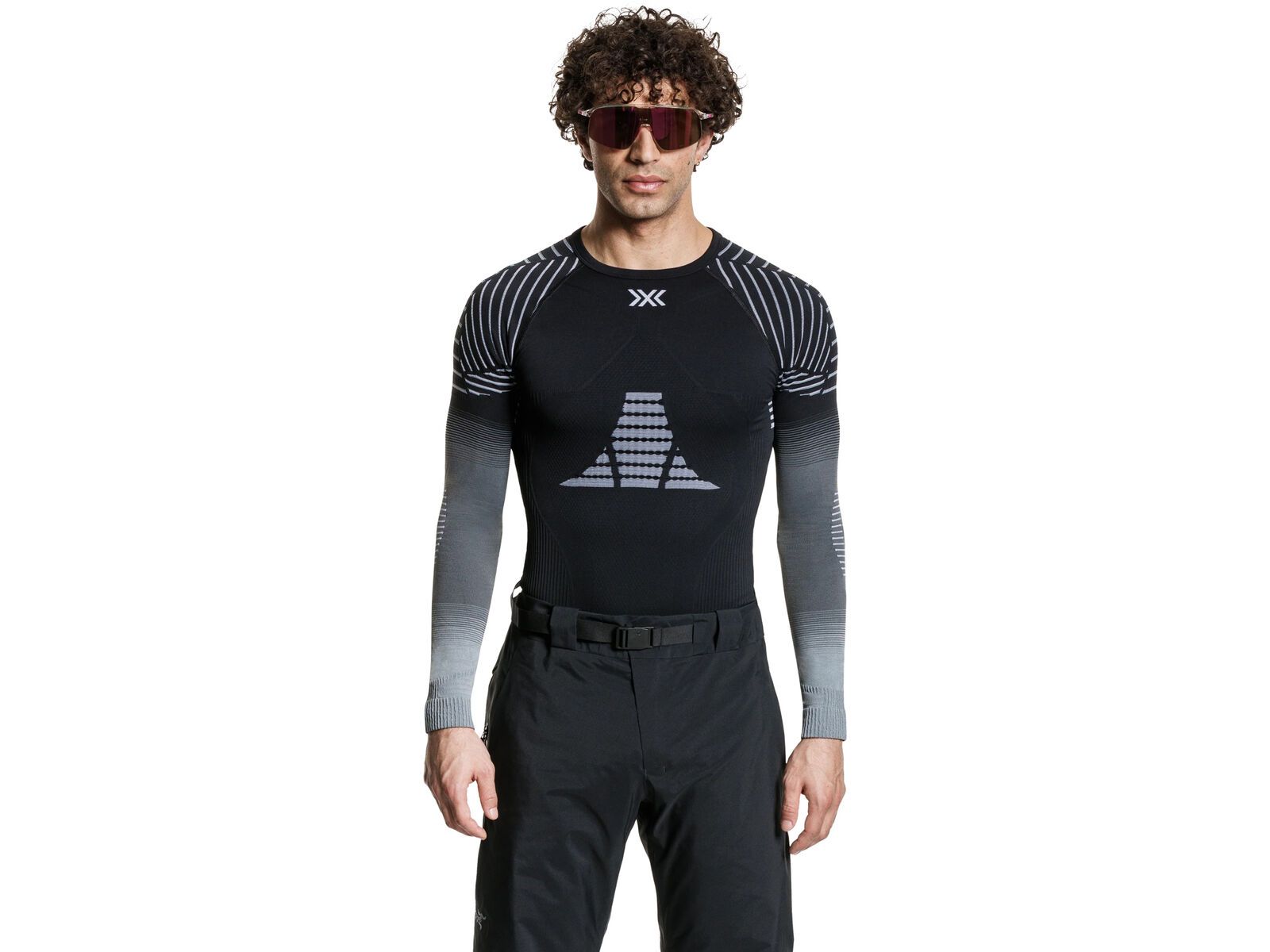 X-Bionic Invent Graphics Shirt LS Men, x black/grey/light grey | Bild 3