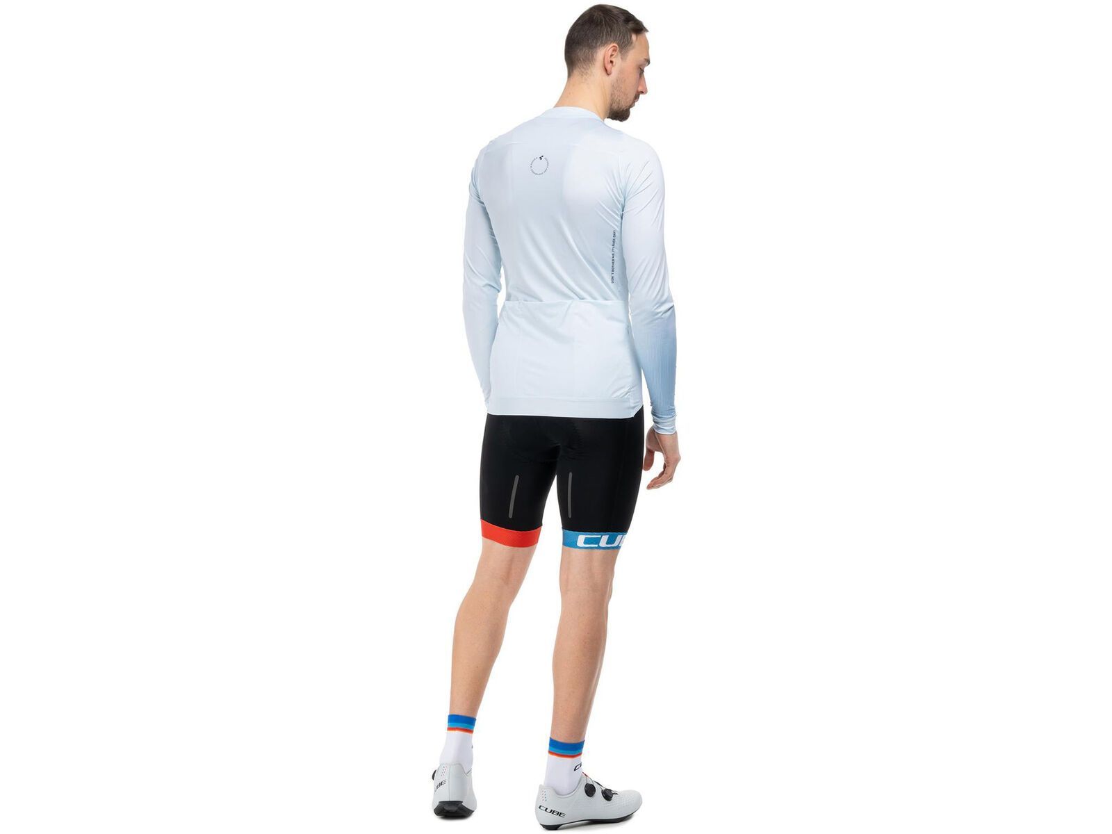 Cube Road/XC UV-Schutz Trikot Teamline langarm, blue | Bild 8
