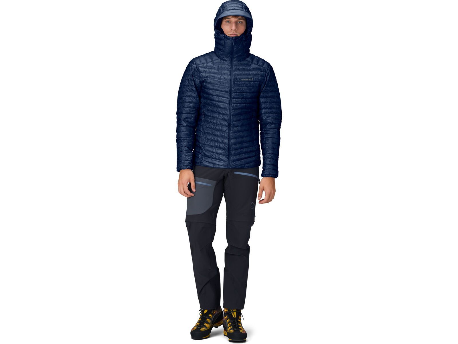 Norrona trollveggen superlight down800 Hood M's, indigo night | Bild 3