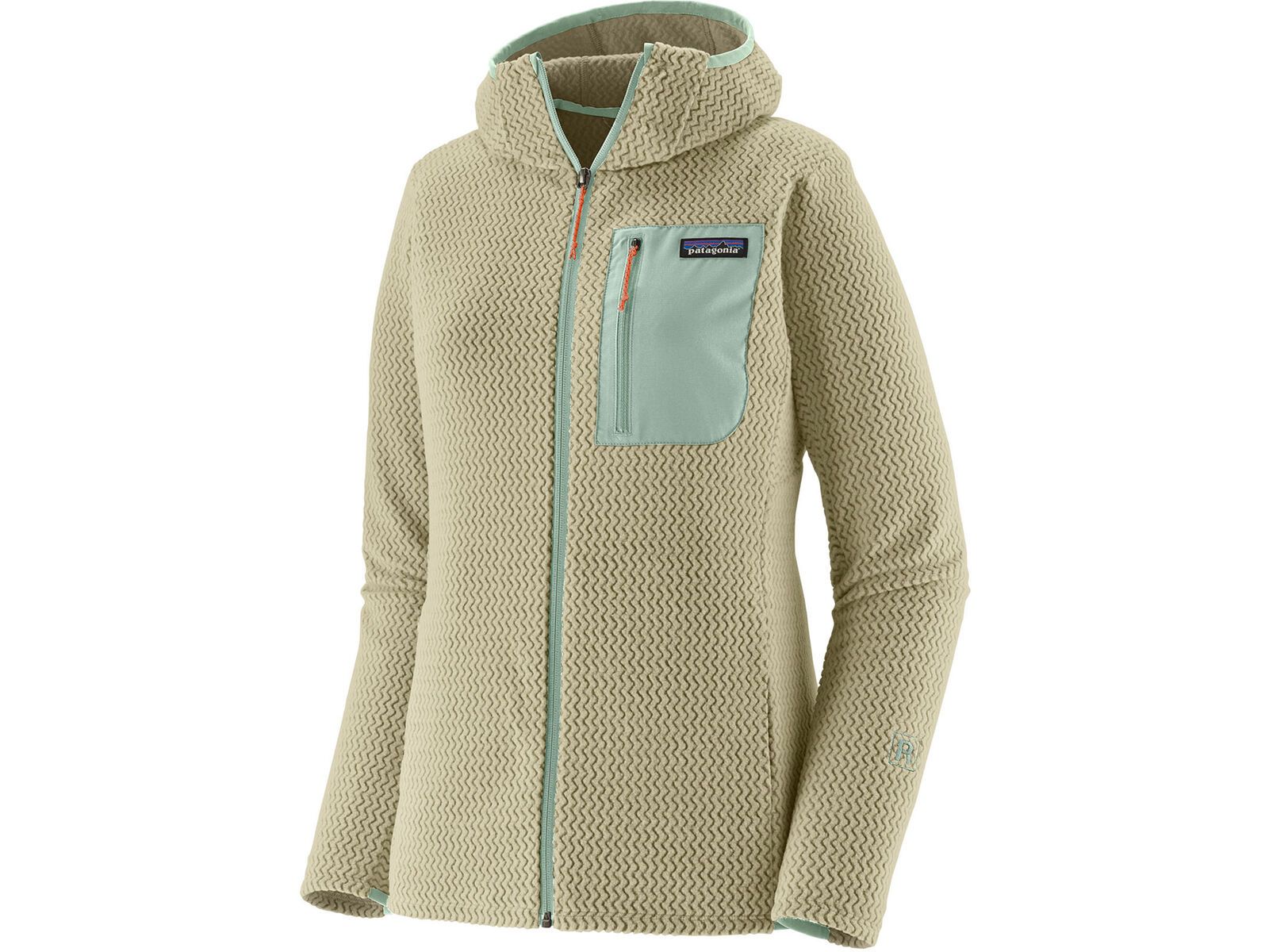 Patagonia Women's R1 Air Full-Zip Hoody, weathered stone | Bild 1