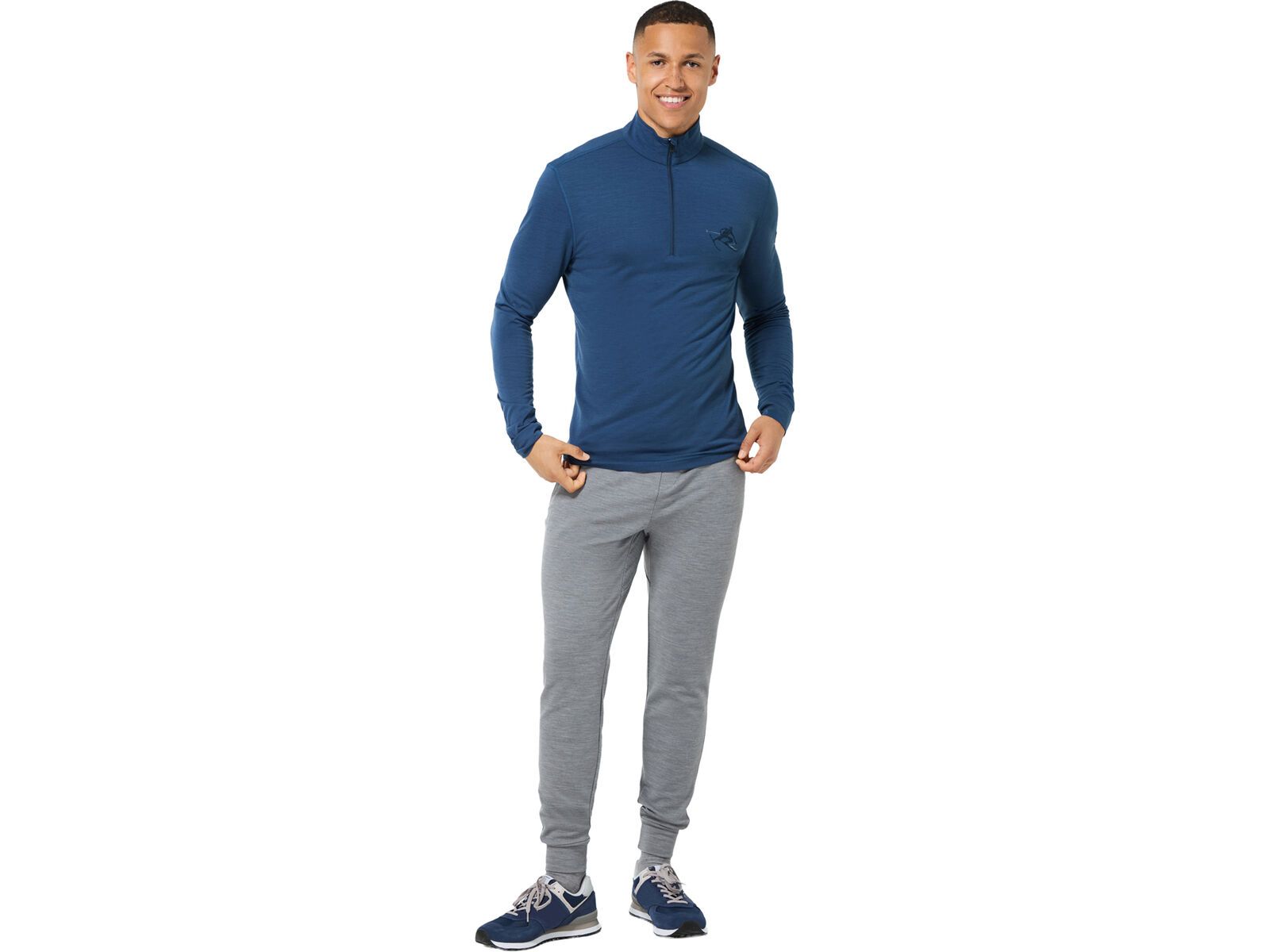 super.natural M Tundra175 Toni Zip 1/4, ocean blue/blueberry/feather grey | Bild 3