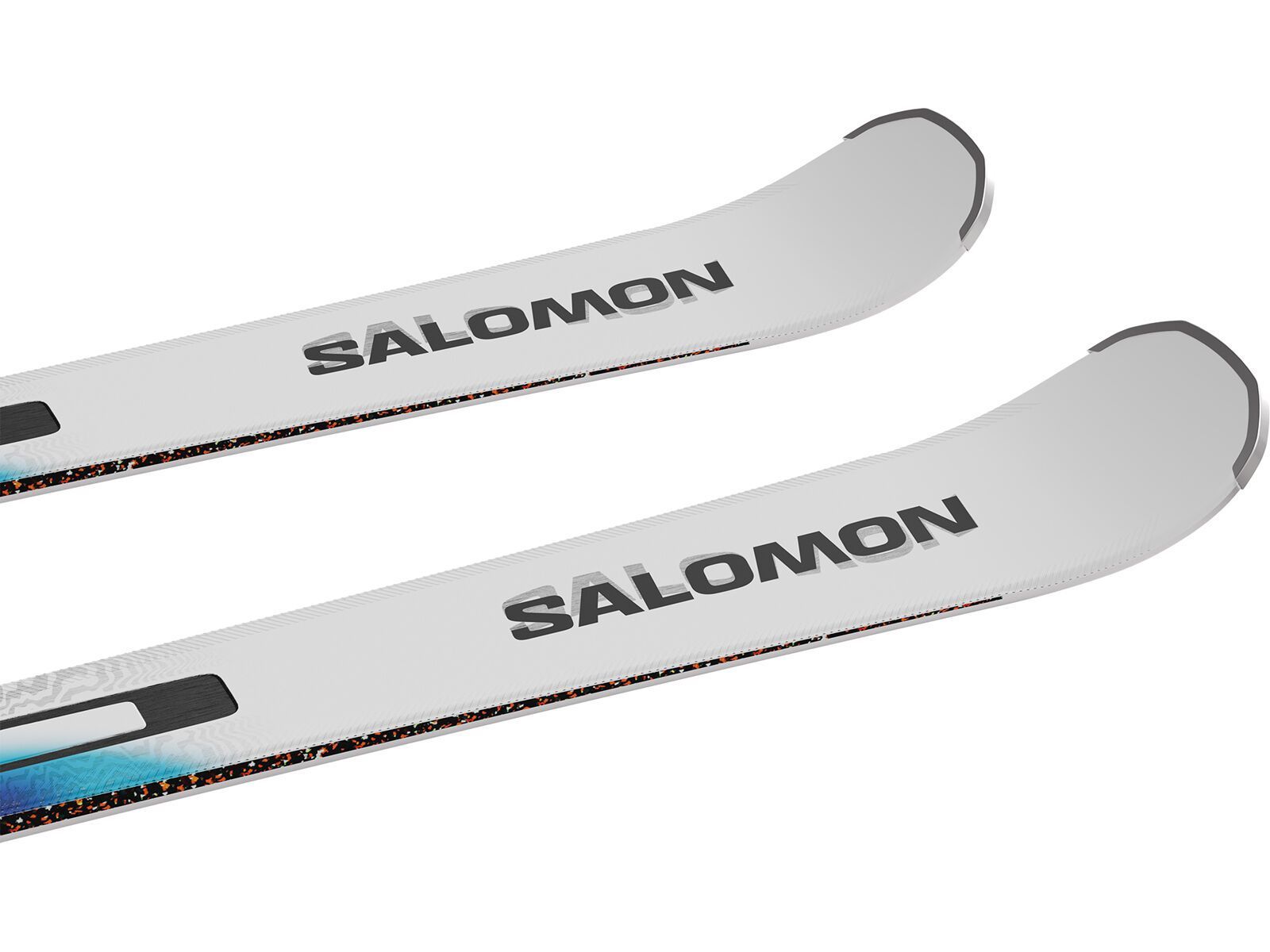 Salomon Addikt + MI12 GW F80, white/neon blue/red | Bild 5