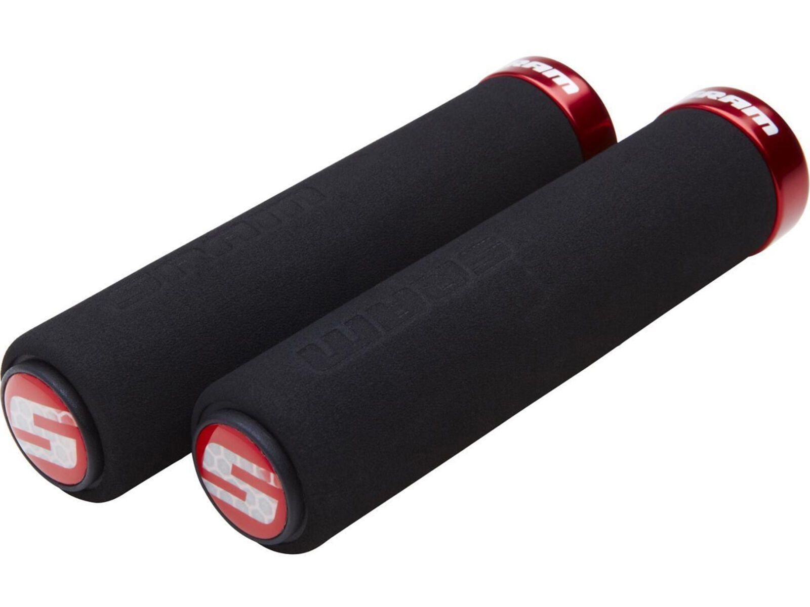 SRAM Locking Grips Foam, black/red clamp | Bild 1