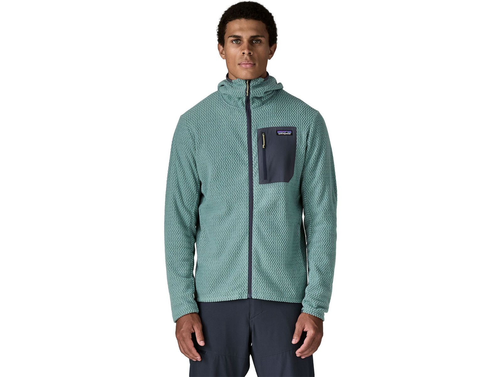 Patagonia Men's R1 Air Full-Zip Hoody, blue sage | Bild 2