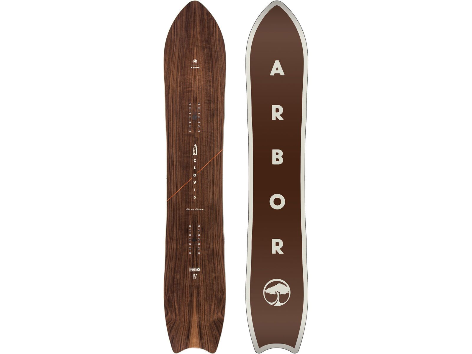 Set: Arbor Clovis 2017 + Ride Capo 2015, matte olive - Snowboardset | Bild 2