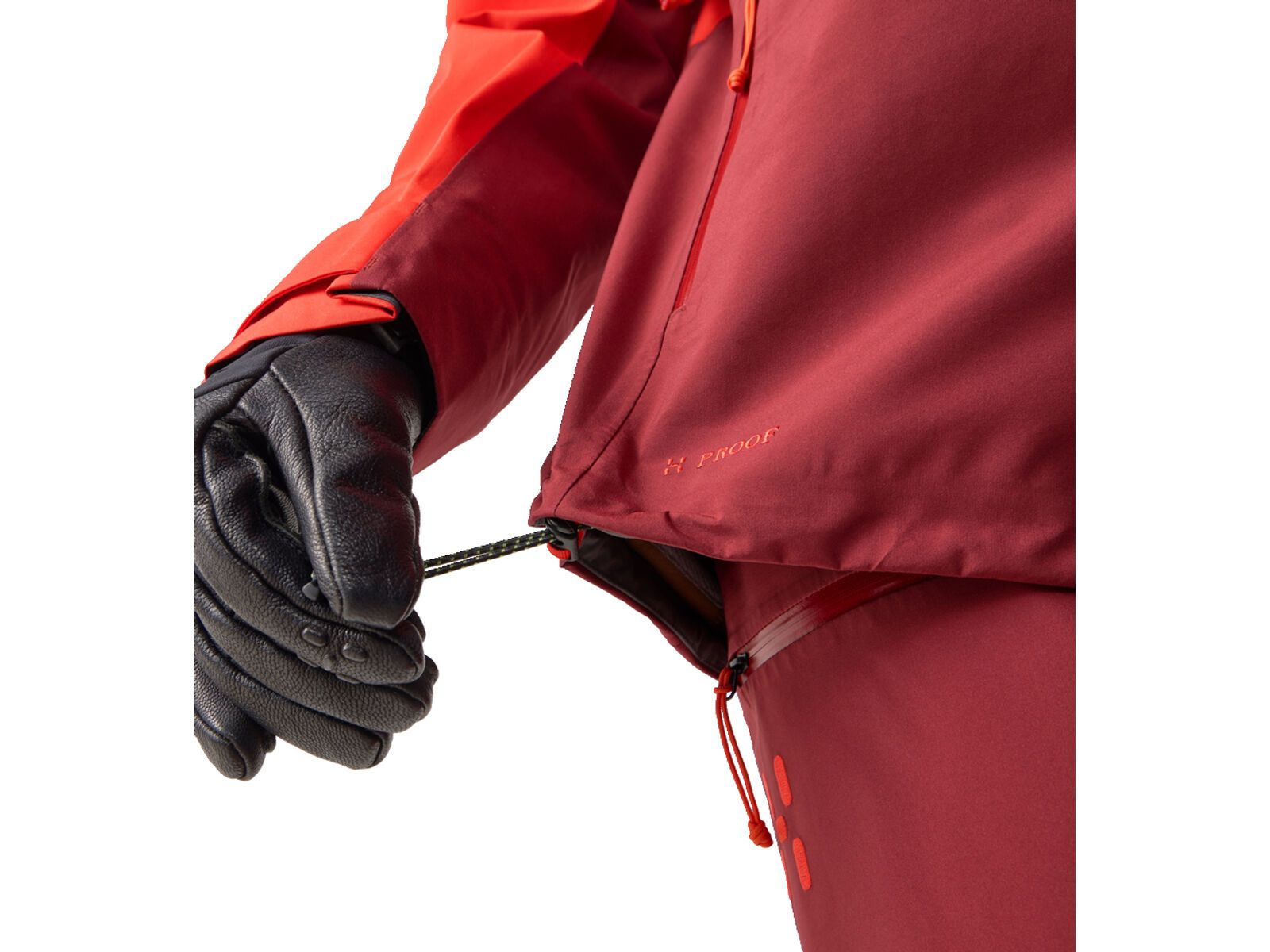 Haglöfs Alper Proof Jacket Women, tech red/carmine red | Bild 9
