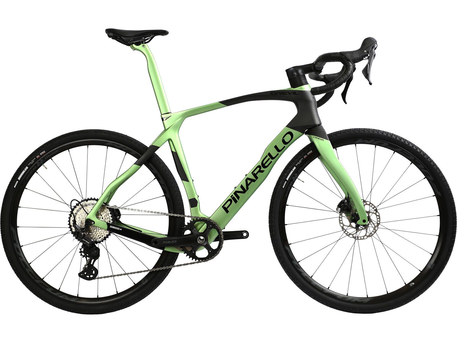 Pinarello Grevil F5 GRX 610 1x12 DB / Fulcrum Rapid Red 500 DB - 700C, stone green | Bild 1