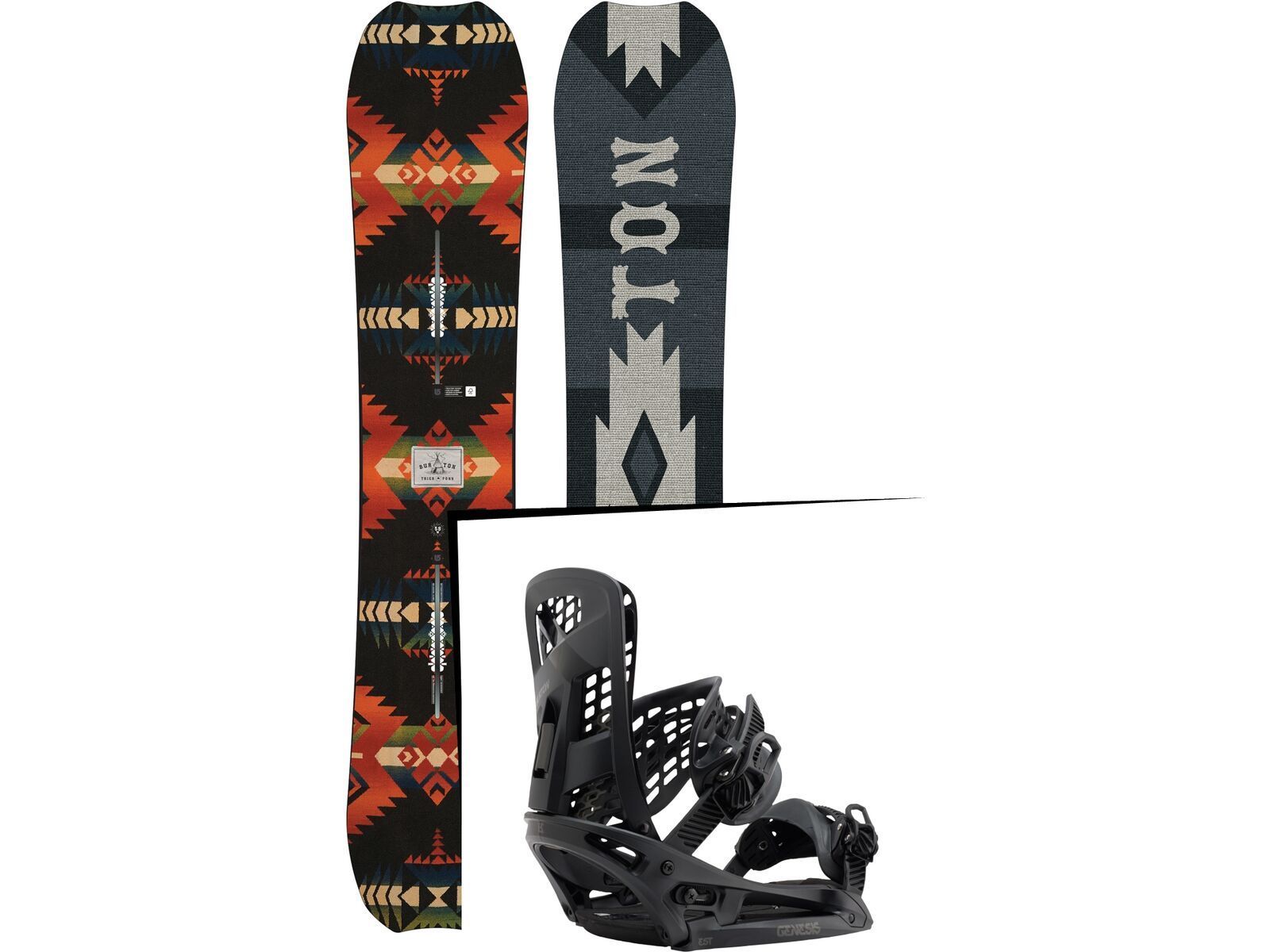 Set: Burton Trick Pony 2017 + Genesis EST (1712781S) | Bild 1