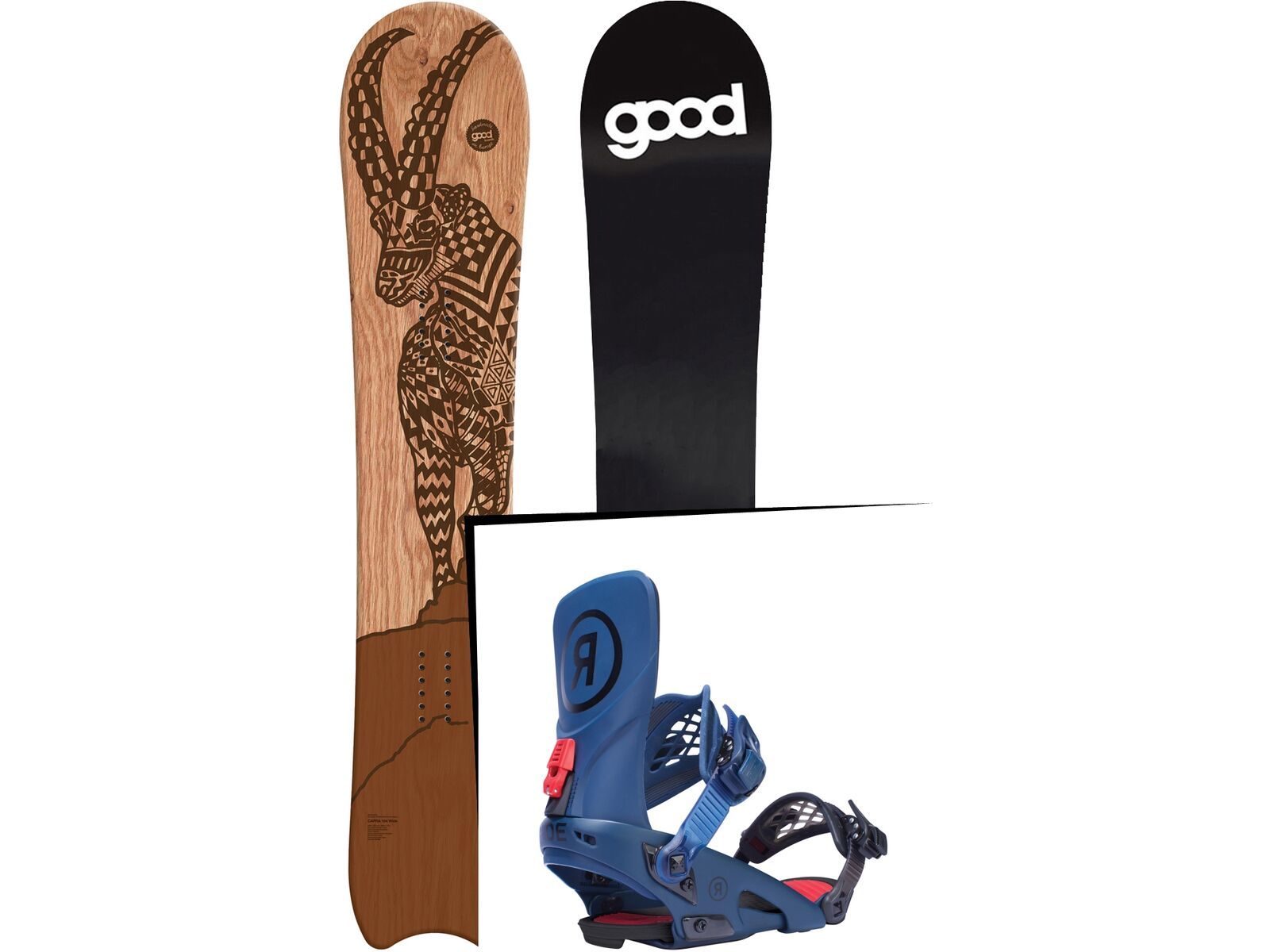 Set: goodboards Capra 2017 + Ride LTD (1770153S) | Bild 1