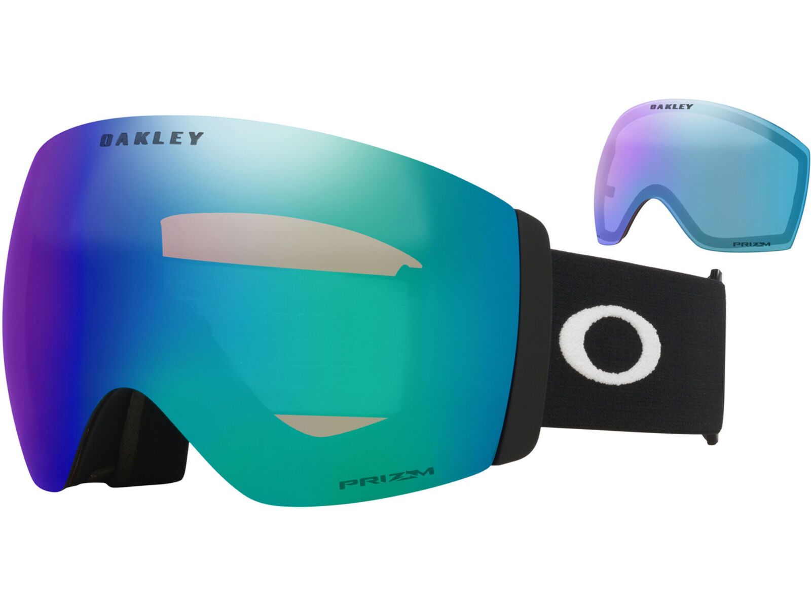 Oakley Flight Deck Pro L, Prizm Snow Argon Iridium & Iced / matte black | Bild 1
