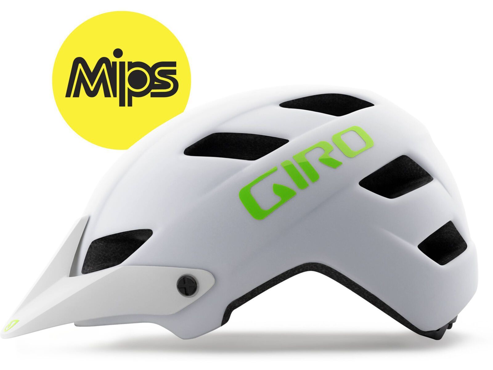 Giro Feature MIPS, matte white lime | Bild 2