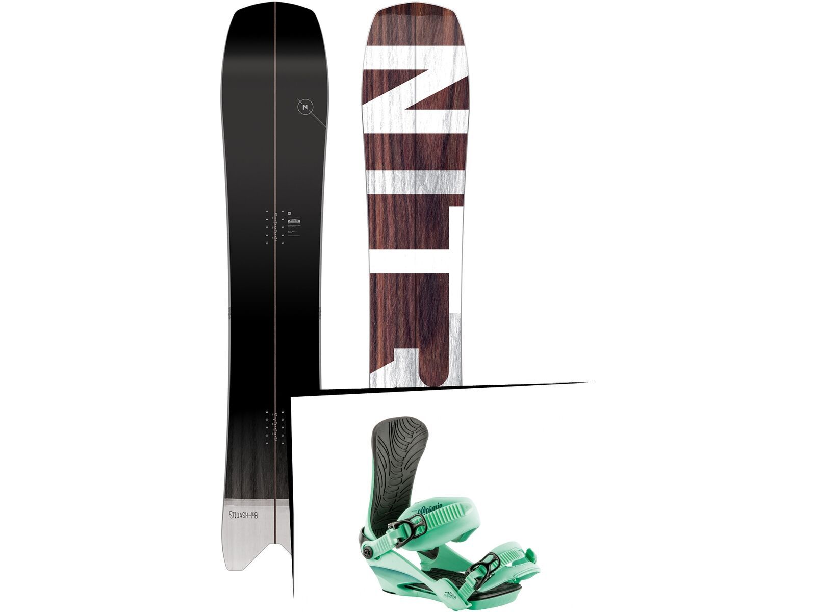 Set: Nitro Squash Womens 2019 + Nitro Cosmic muted brights series coral | Bild 1