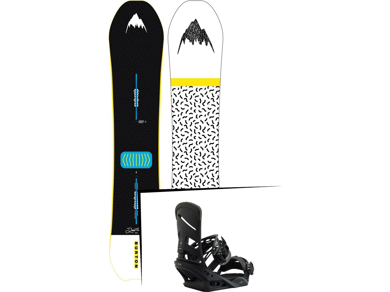 Set: Burton Deep Thinker 2019 +  Mission (2218396S) | Bild 1
