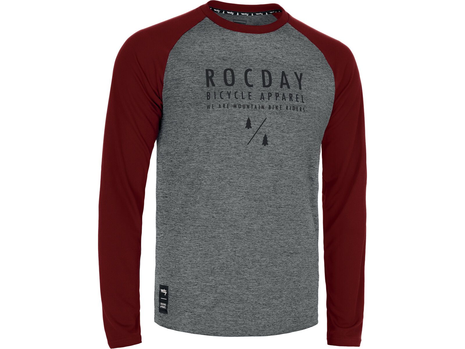 Rocday Manual Jersey, melange / dark red | Bild 1