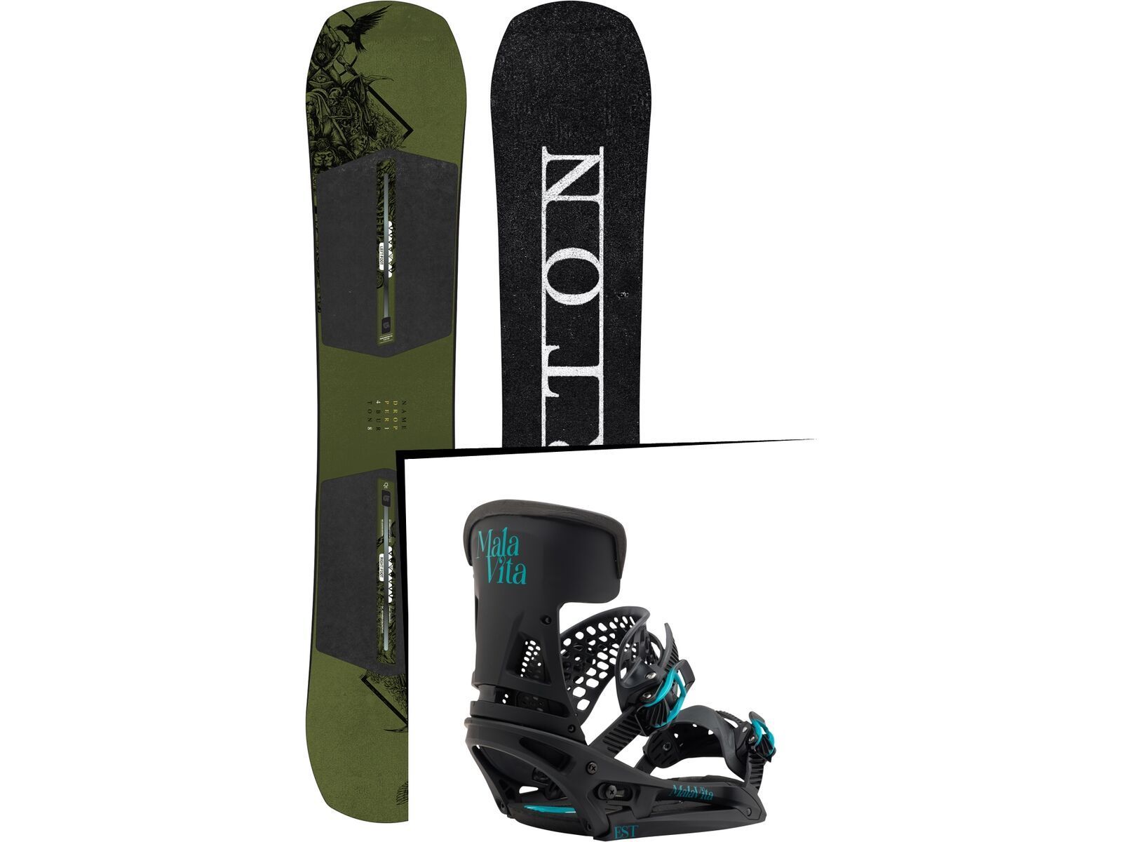 Set: Burton Name Dropper 2017 +  Malavita EST (1712861S) | Bild 1