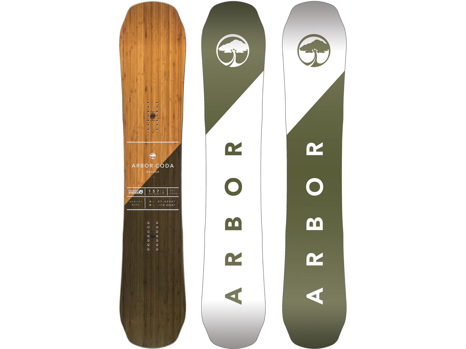 Set: Arbor Coda Rocker Mid Wide 2017 + Flow NX2 Hybrid 2017, black - Snowboardset | Bild 2