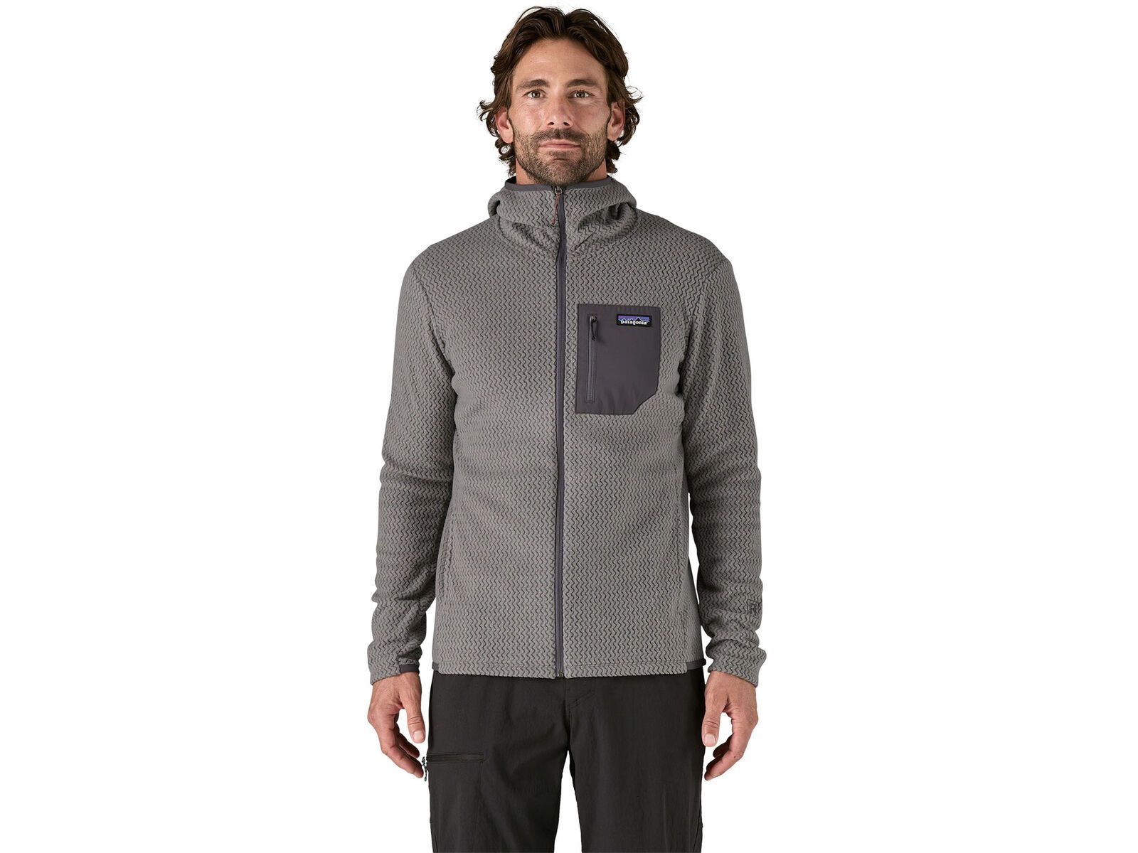 Patagonia Men's R1 Air Full-Zip Hoody, forever grey | Bild 2