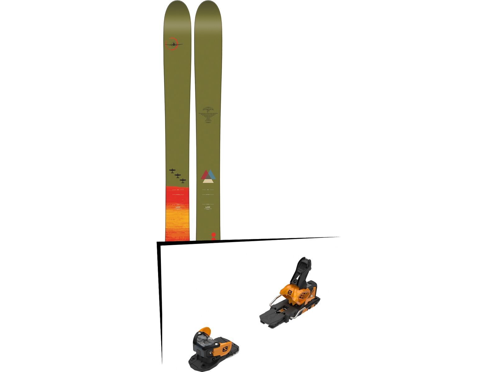Set: Line Magnum Opus 2018 + Salomon Warden MNC 13 saffron/black | Bild 1