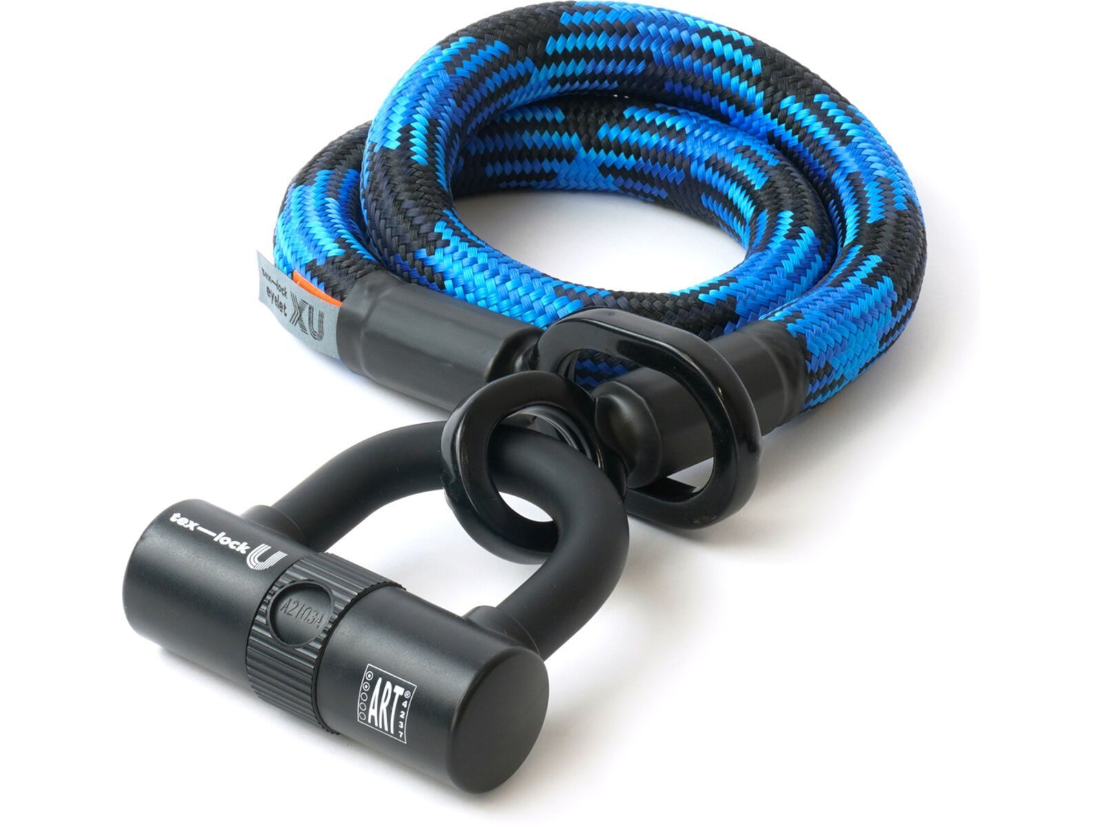 Tex-Lock Eyelet S 80 cm + U-Lock, morpho blue | Bild 1
