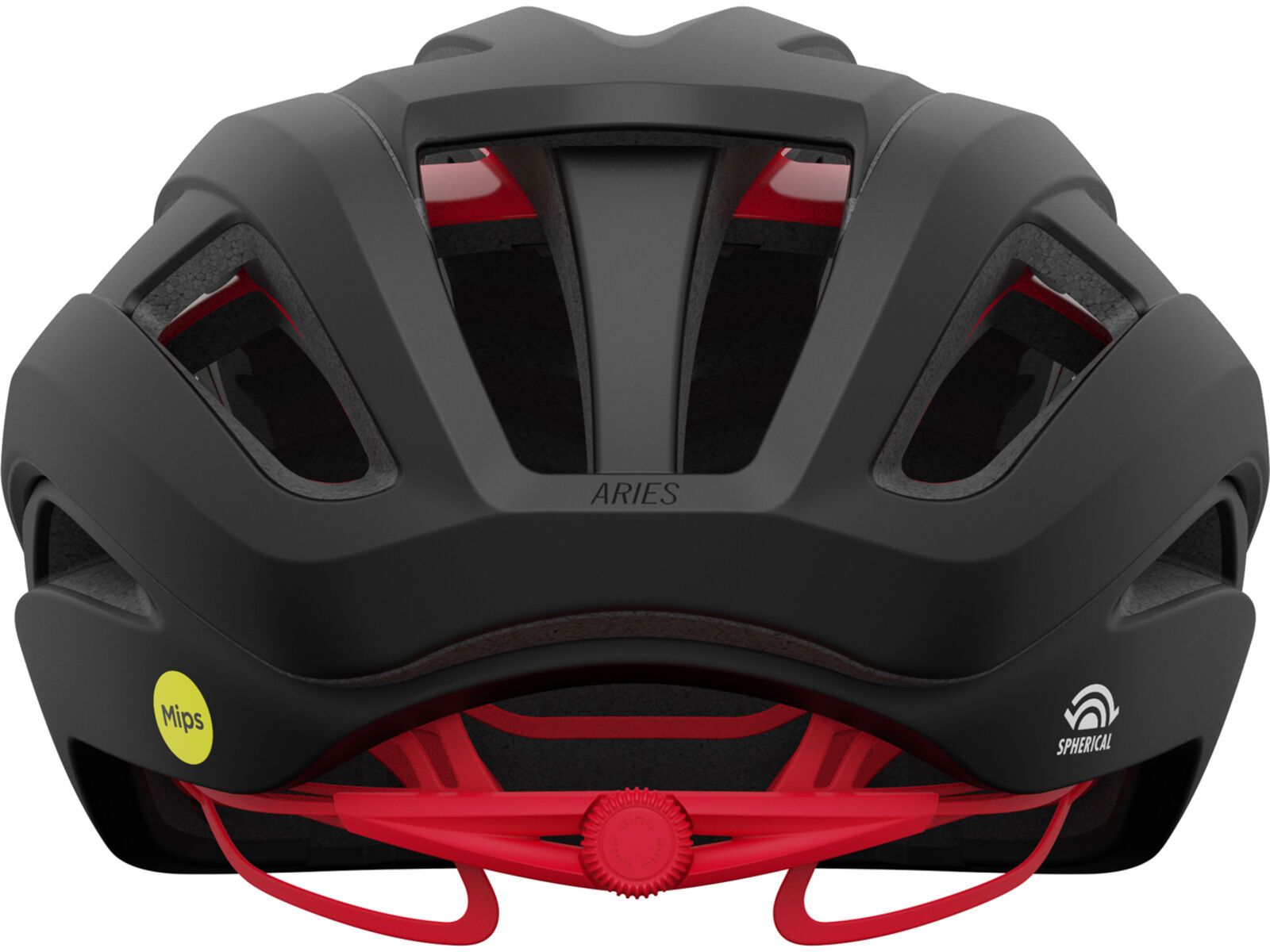 Giro Aries Spherical, matte carbon red | Bild 3