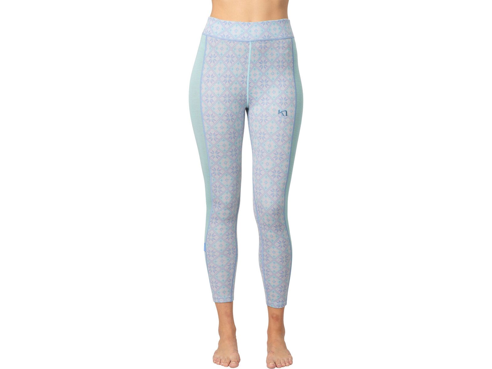 Kari Traa Rose High Waist Baselayer Pants, bright turquoise | Bild 3