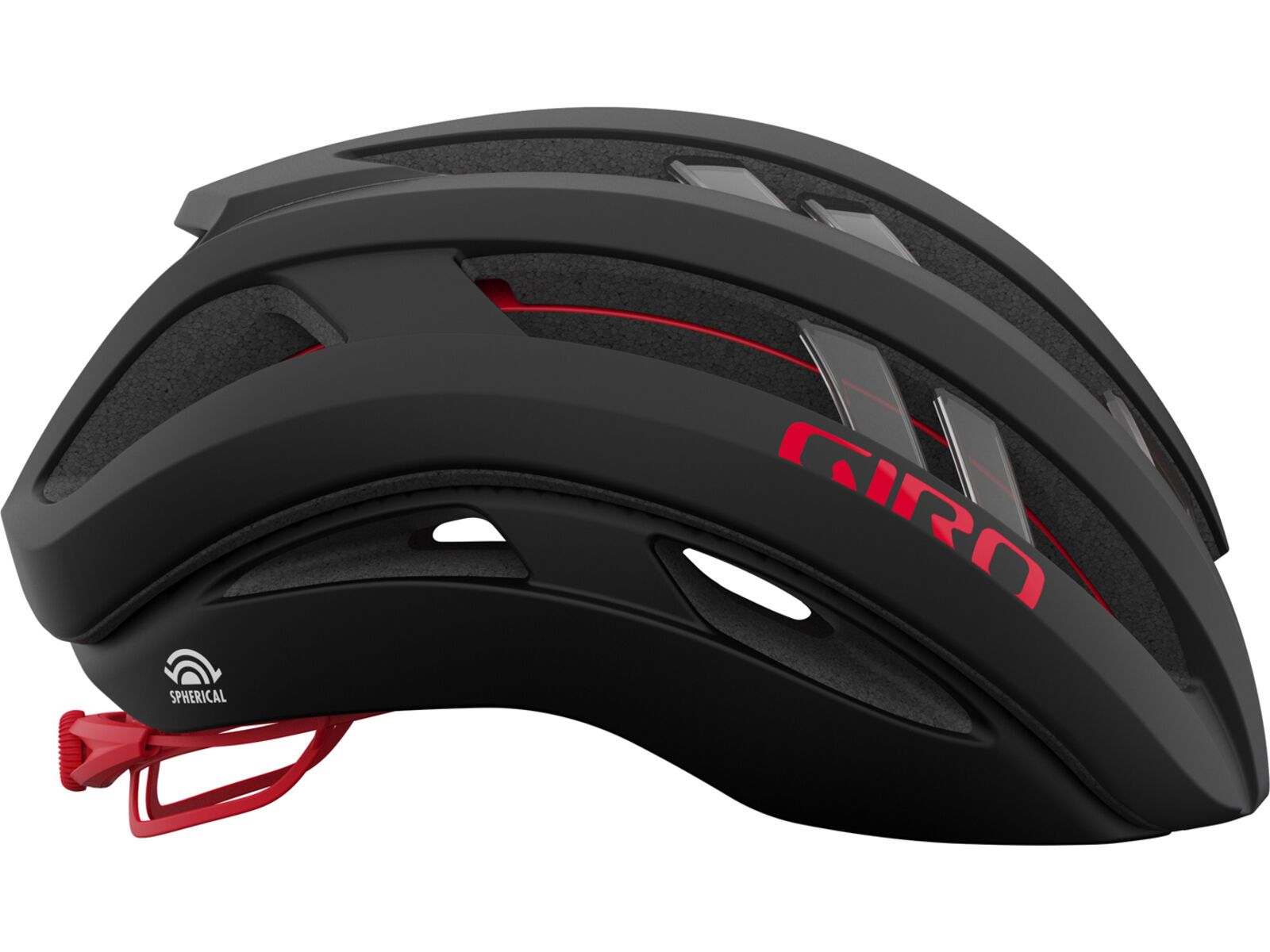 Giro Aries Spherical, matte carbon red | Bild 4