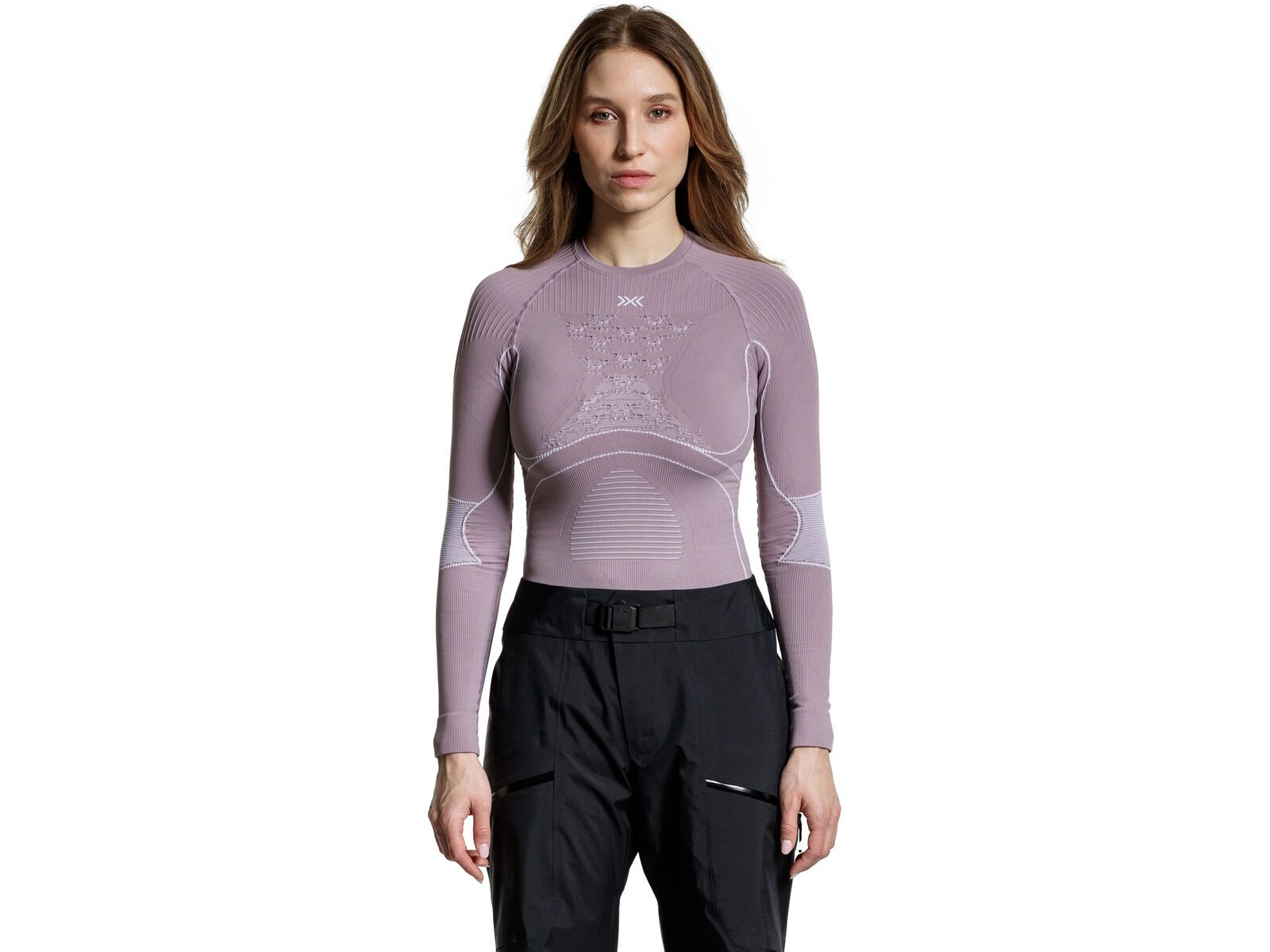 X-Bionic Energy Accumulator 4.0 Shirt LG SL Wmn, dusty lavender/arctic white | Bild 3