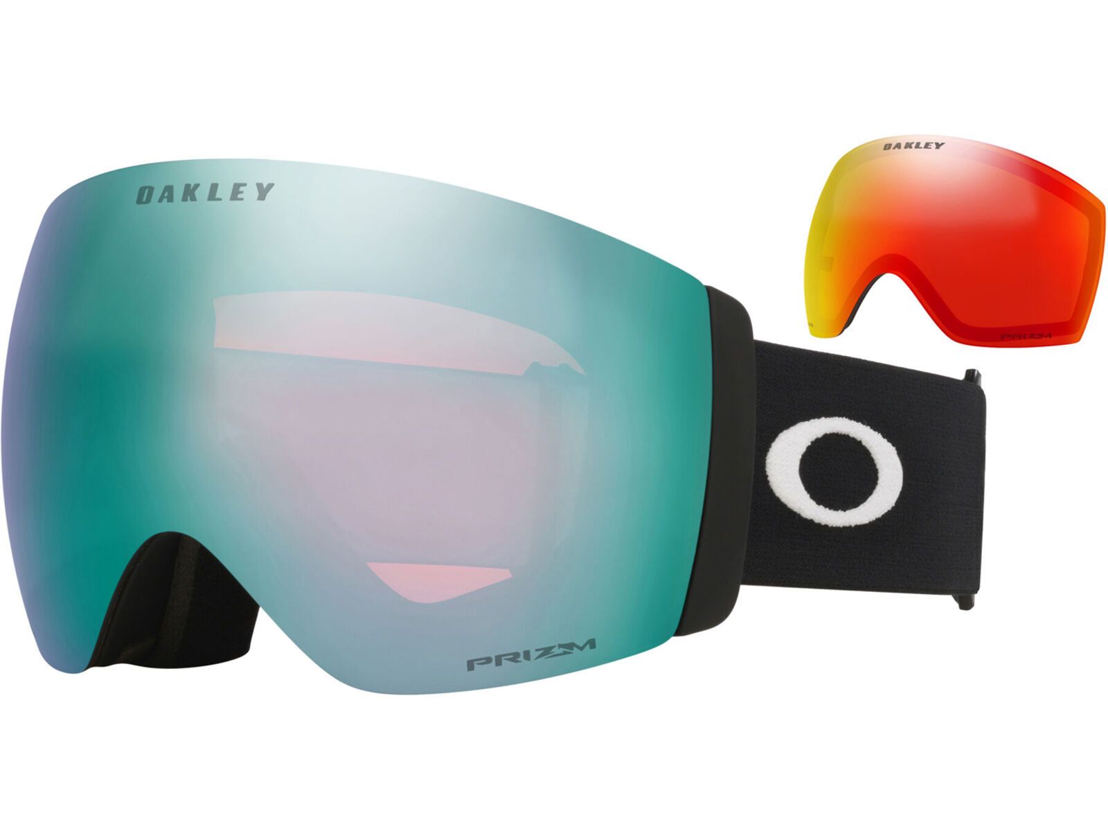 Oakley Flight Deck Pro L, Prizm Snow Sapphire Iridium & Torch / matte black | Bild 1