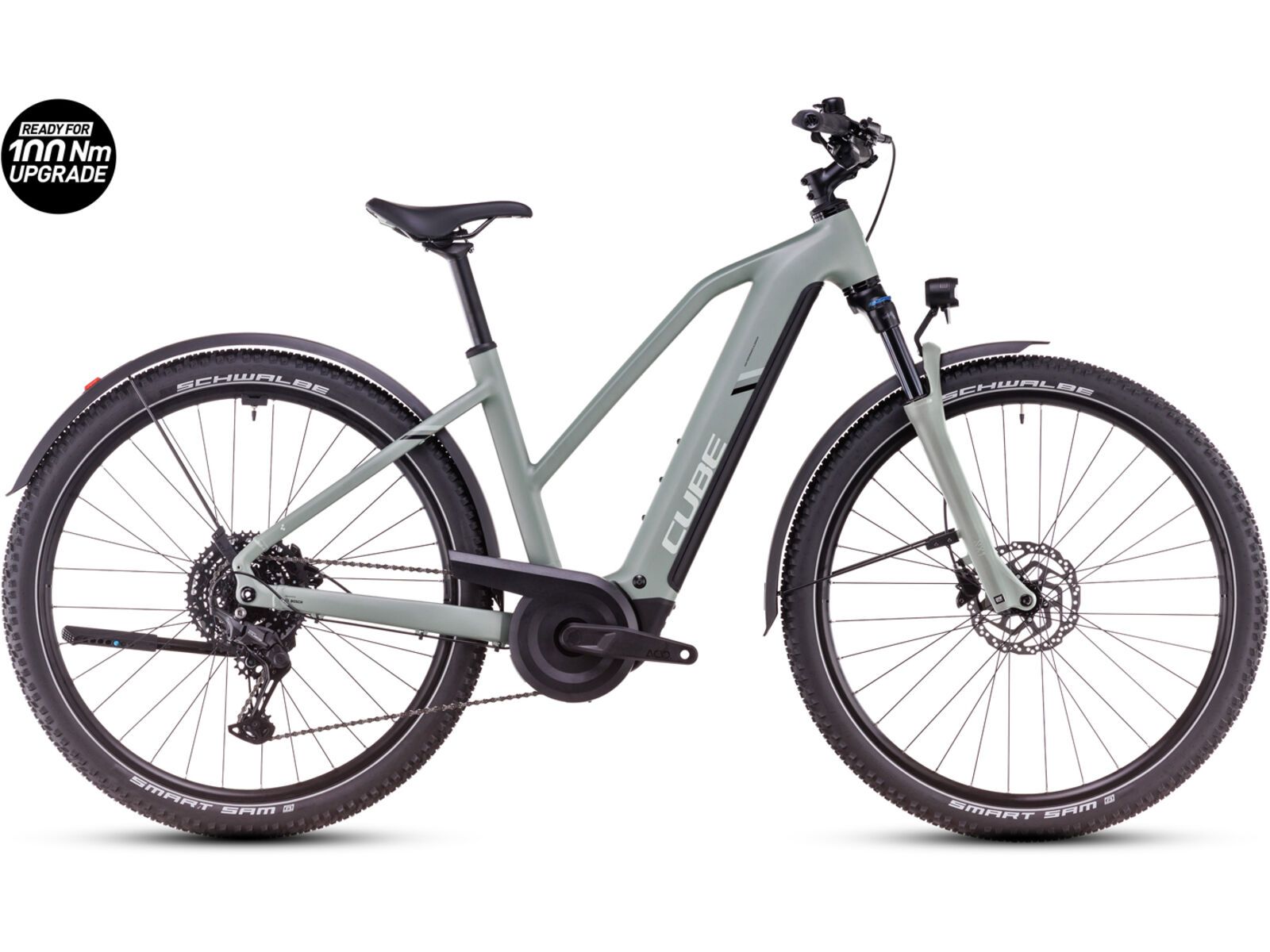 Cube Nuride Hybrid Pro 800 Allroad Trapeze, pistachio´n´stonegrey | Bild 1
