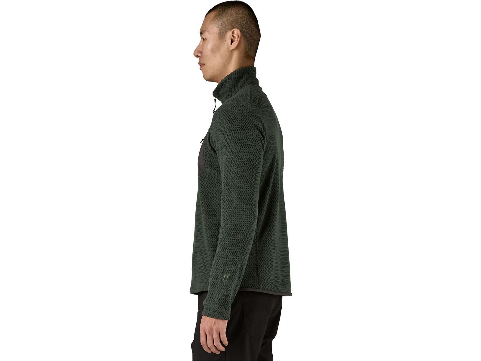 Patagonia Men's R1 Air Zip Neck, old growth green | Bild 3