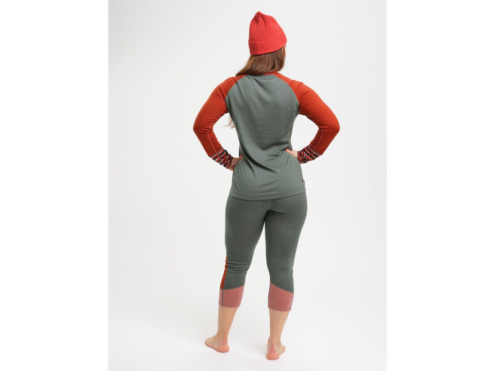 Elevenate Women's Primo Crew, gray green | Bild 3