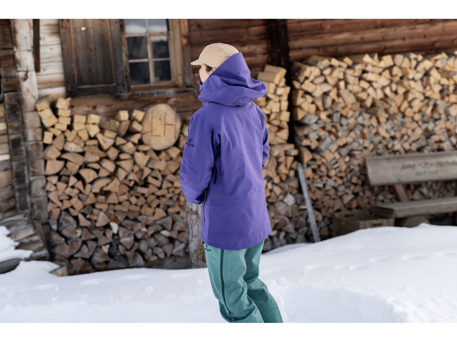 Penguin Frauen 3 Lagen Dermizax Shell Jacke, purple | Bild 3