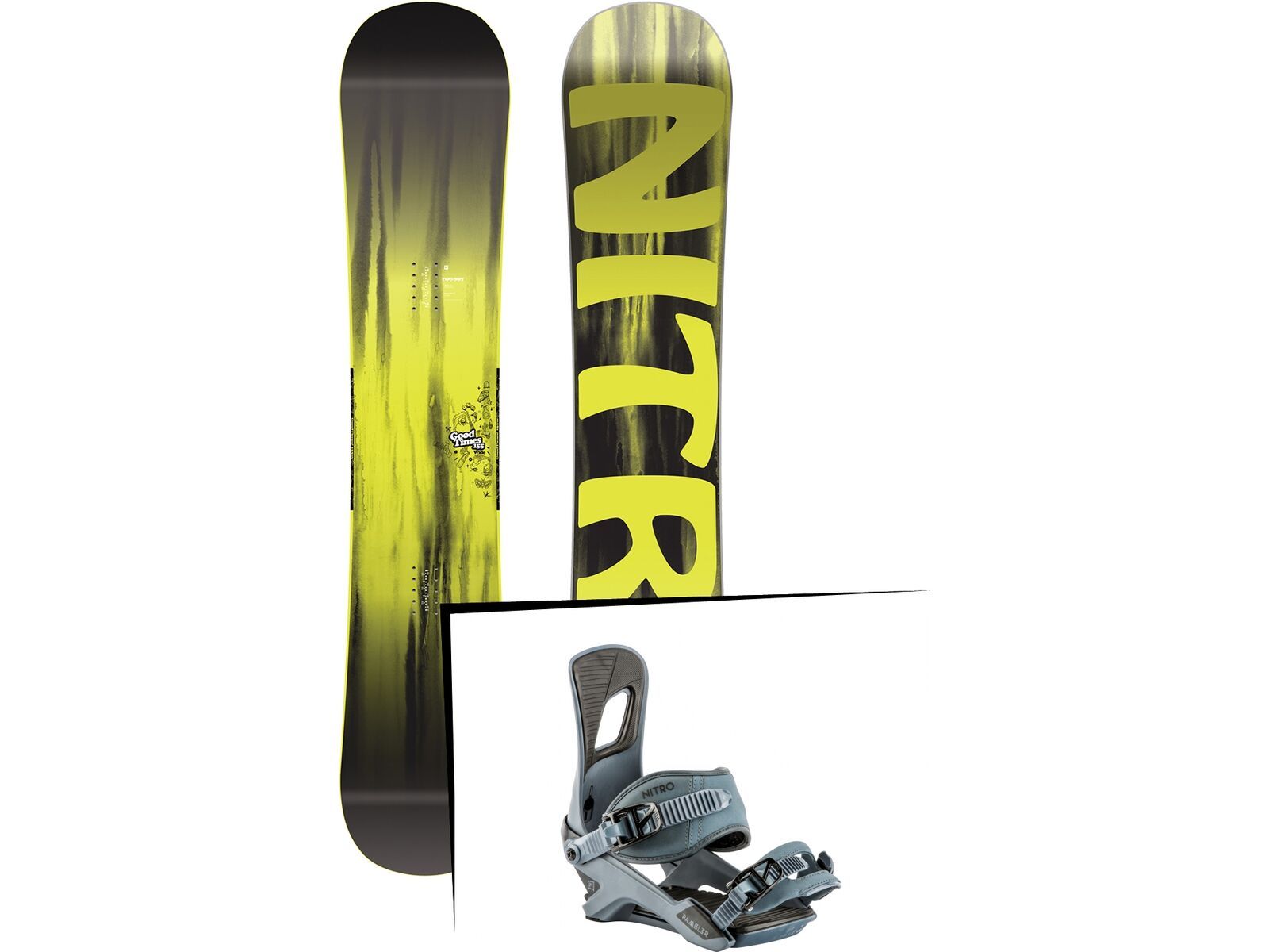Set: Nitro Good Times Wide 2019 + Nitro Rambler blue steel | Bild 1