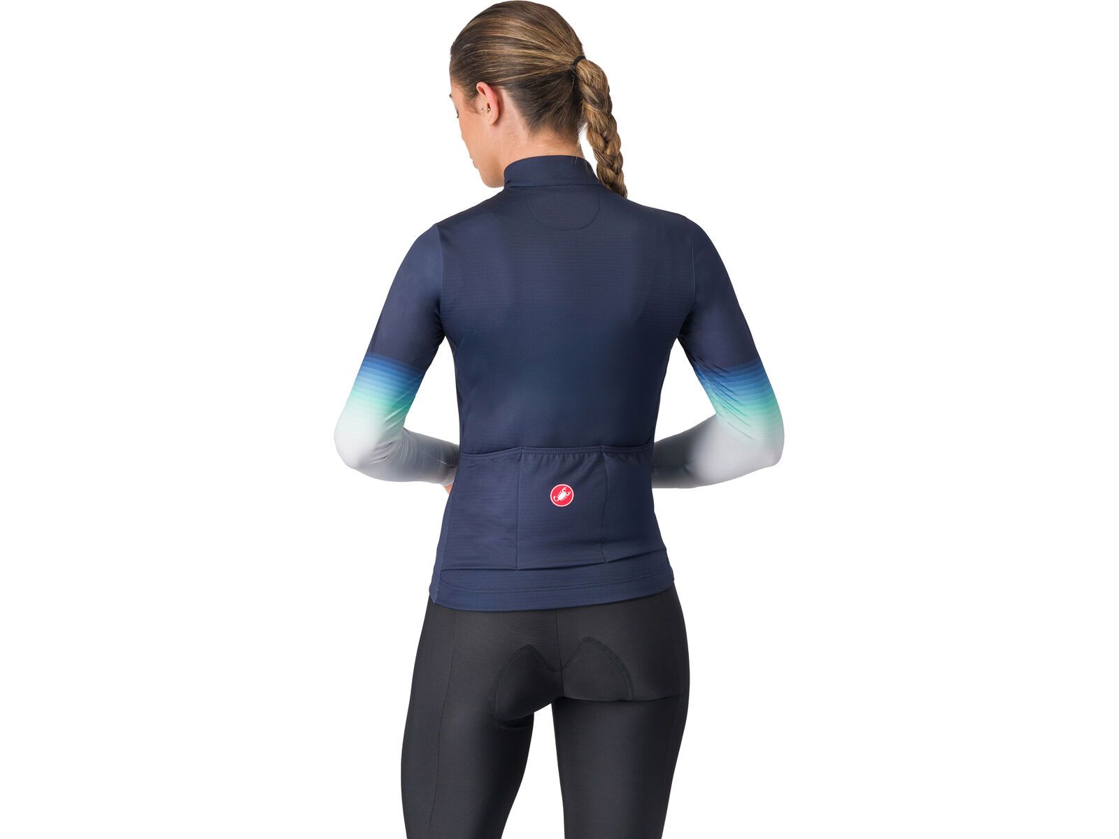 Castelli Corso Thermal Jersey, belgian blue/silver gray-pool | Bild 2