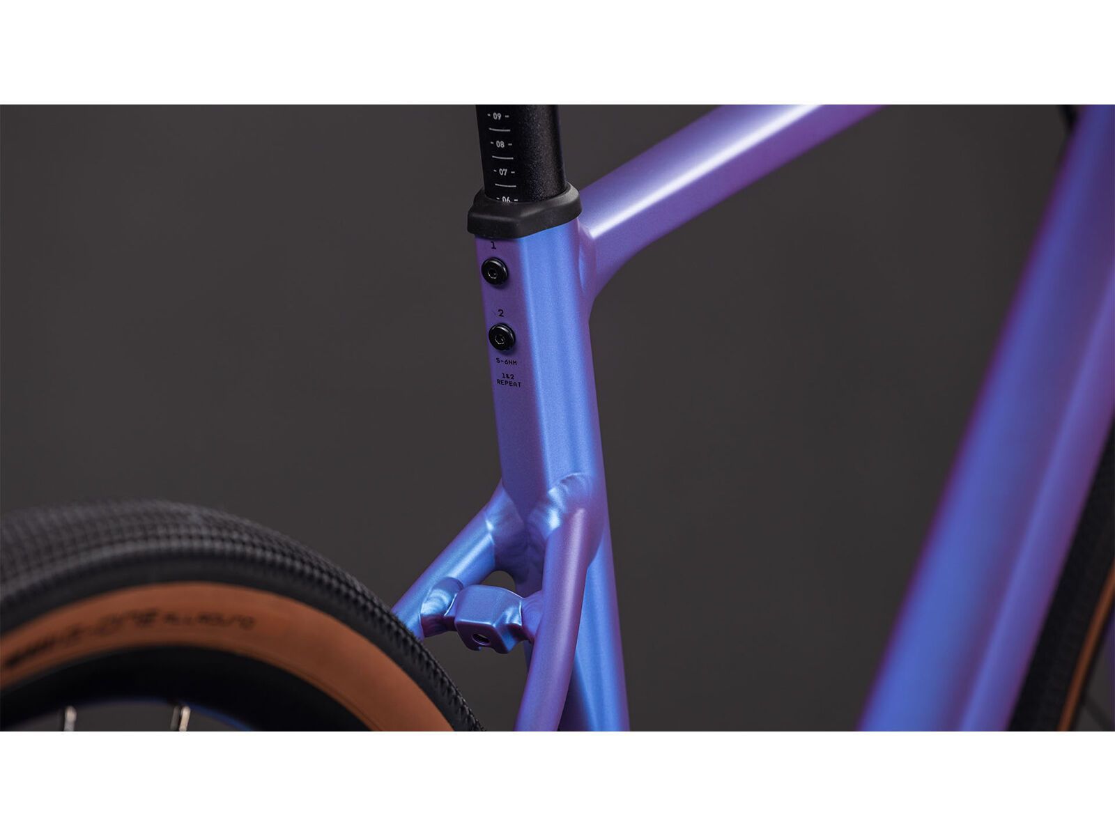 Cube Nuroad EX 700C, blueiris´n´lilac | Bild 4