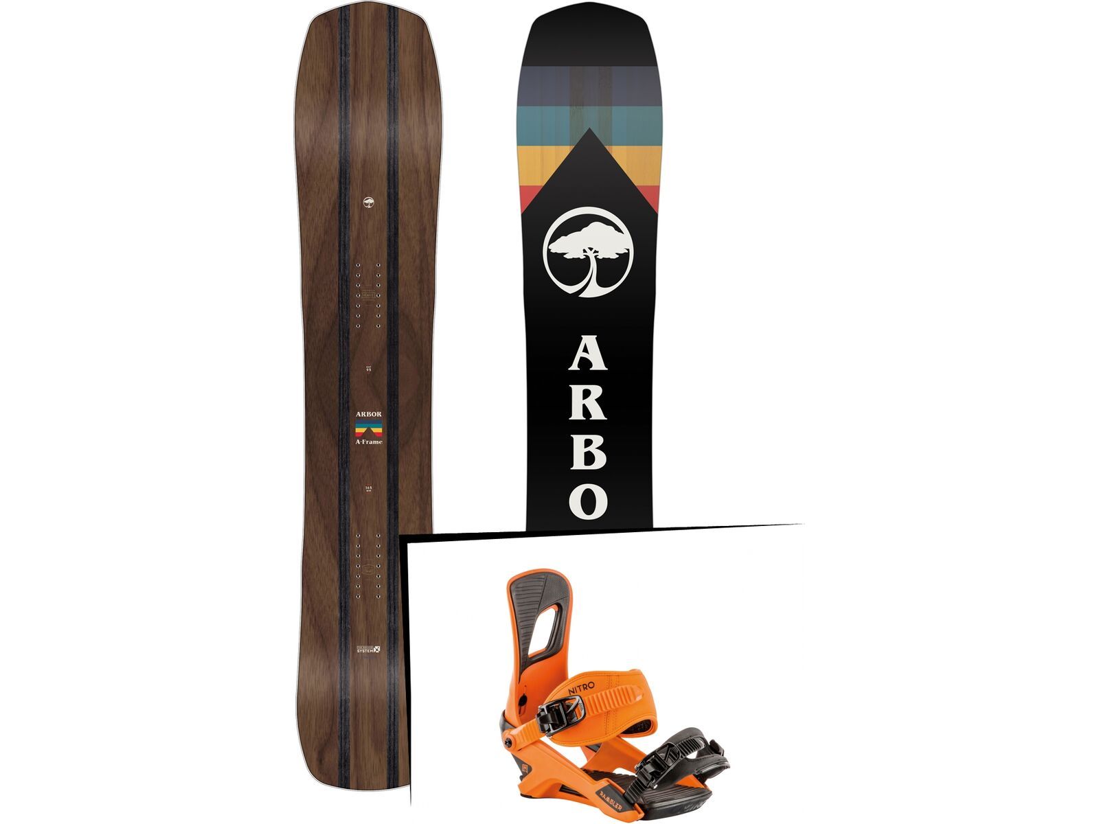 Set: Arbor A-Frame 2019 + Nitro Rambler OJ | Bild 1