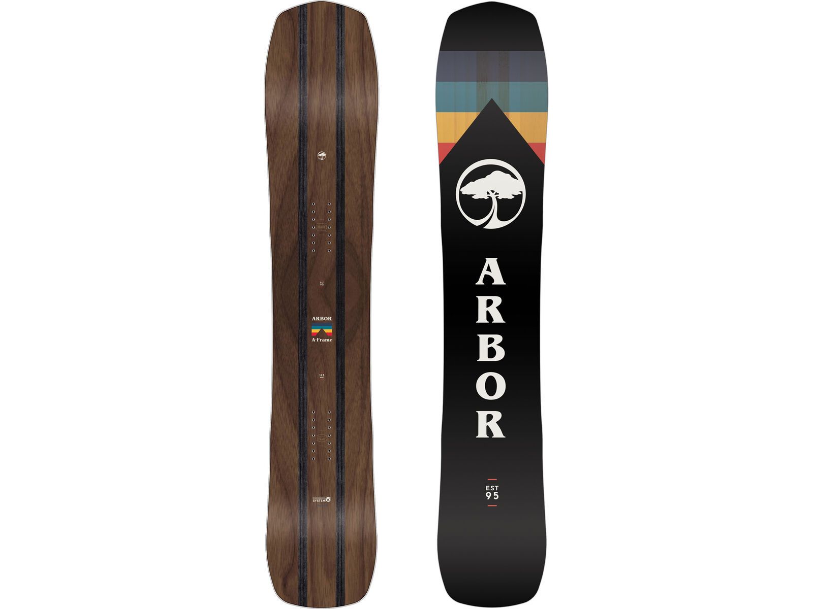 Set: Arbor A-Frame 2019 + Burton Genesis X black matte | Bild 2