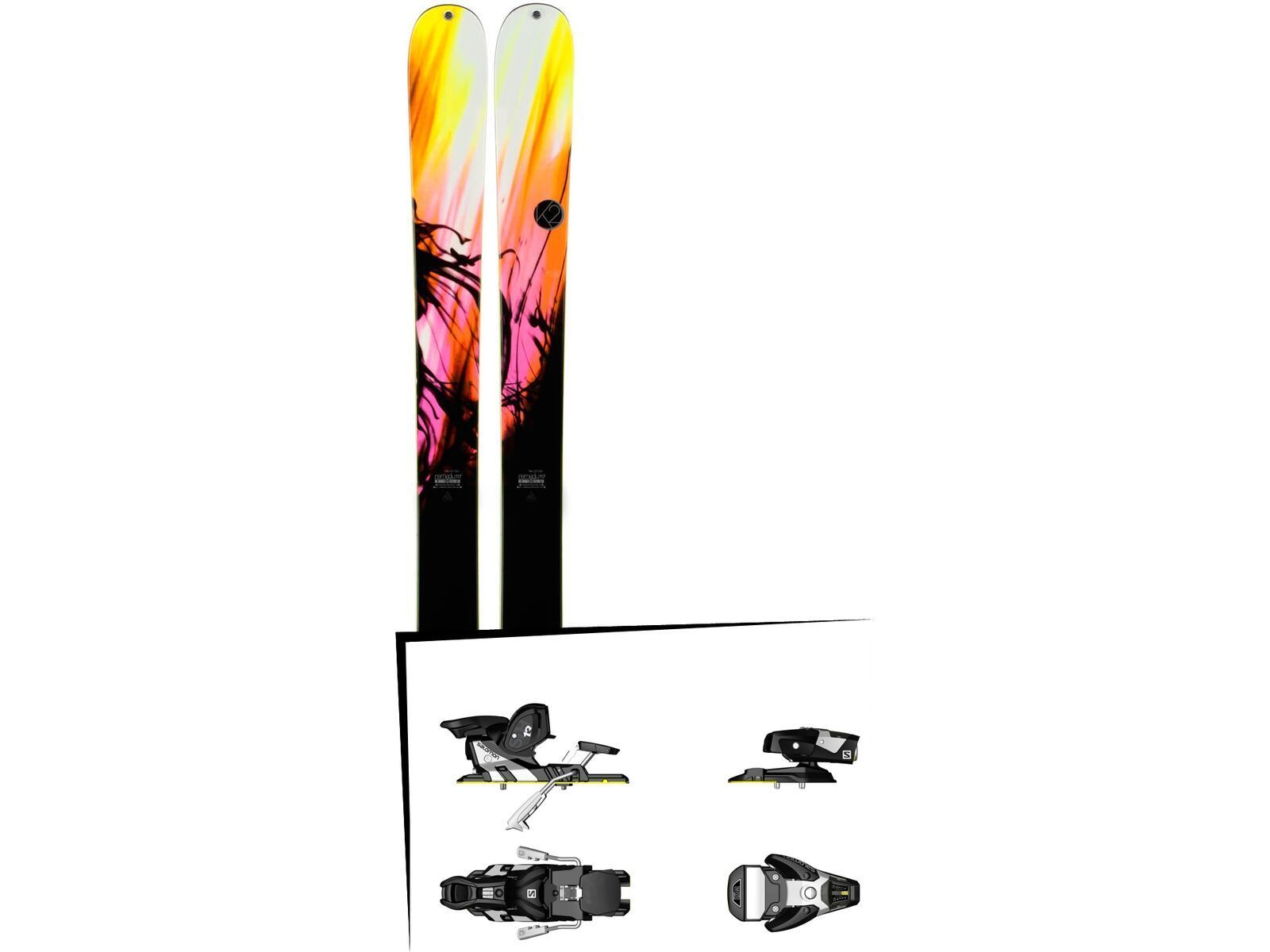 K2 SKI Set: Remedy 117 2014 + Salomon STH2 WTR 13 | Bild 1