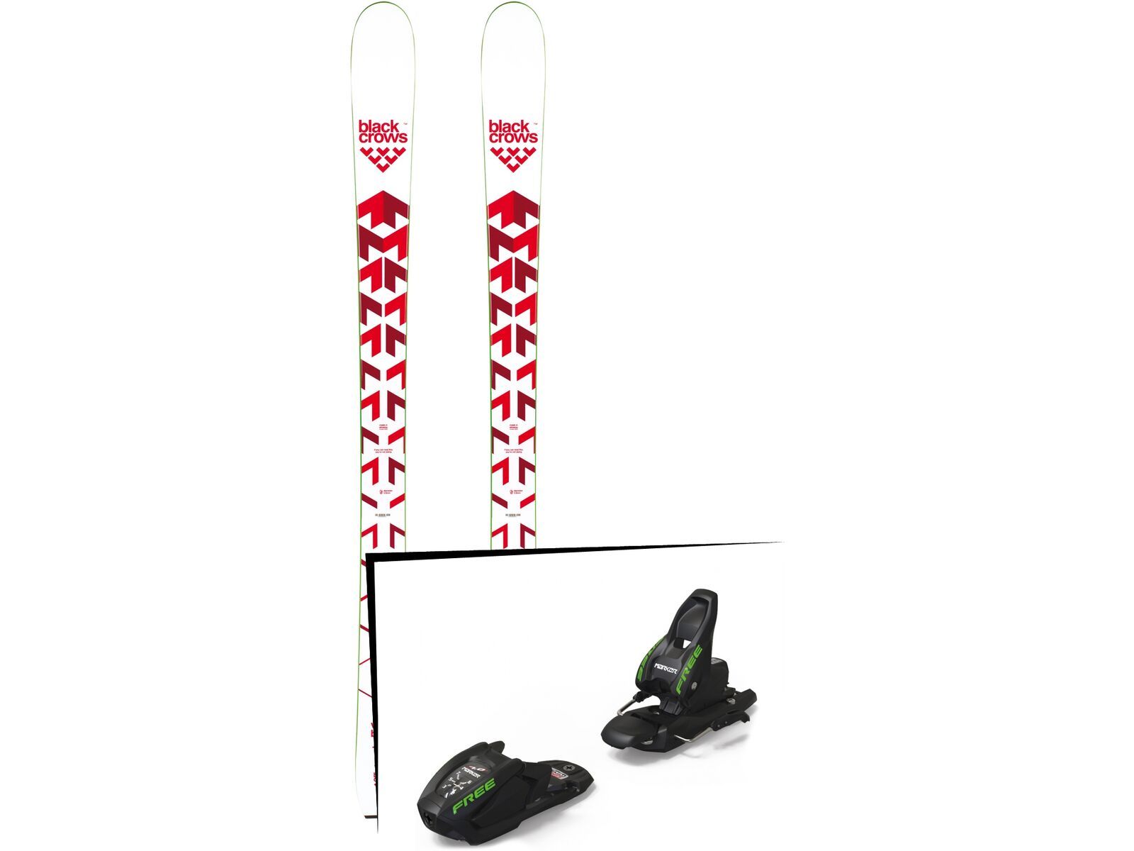 Set: Black Crows Vertis Birdie 2019 + Marker Free 7 black | Bild 1