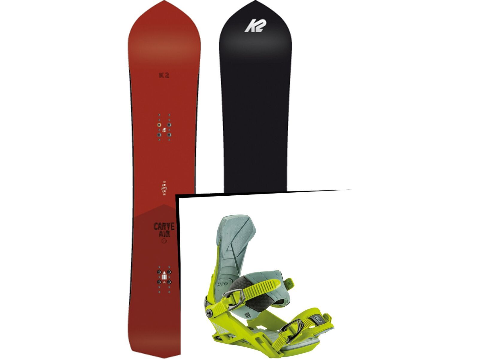 Set: K2 Carve Air 2017 + Nitro Team (1691288S) | Bild 1