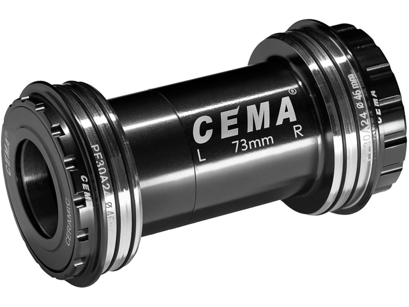 CEMA PF30 Interlock Shimano - Keramik, black | Bild 1