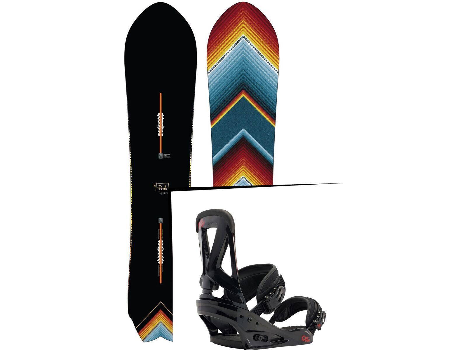 Set: Burton Fish Small 2015 +  Custom (1464181S) | Bild 1