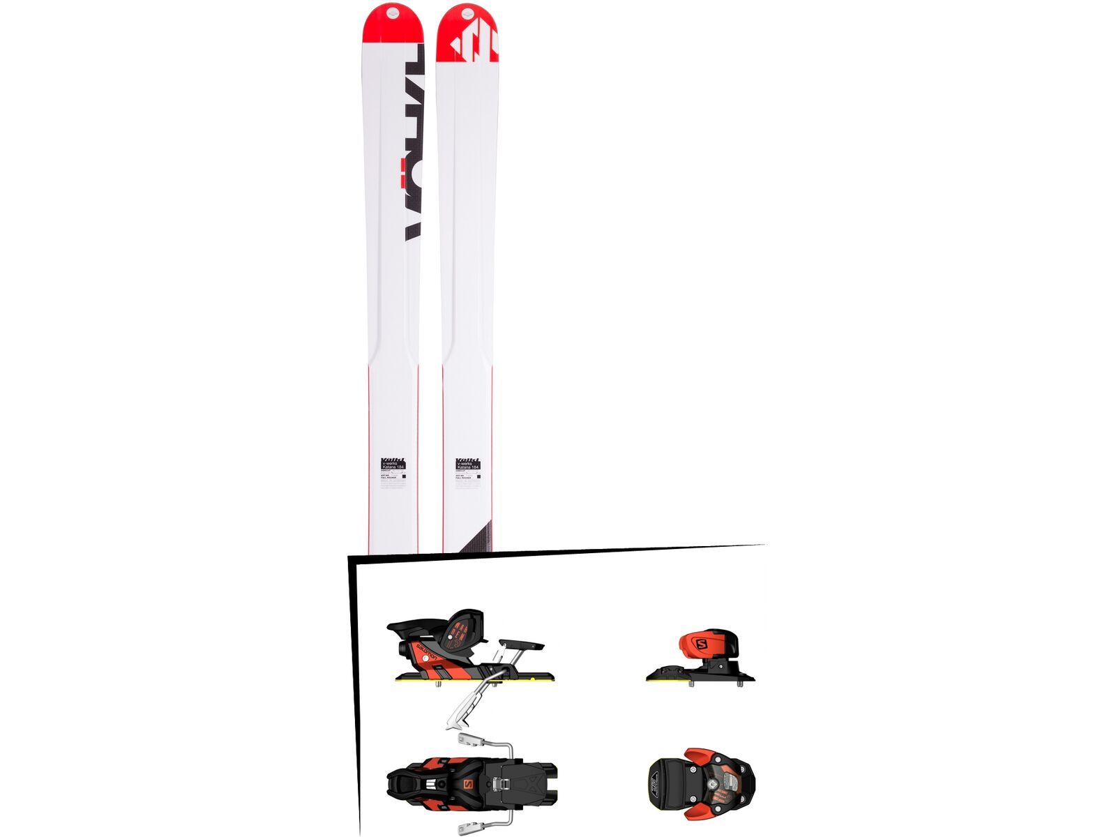 Set: Völkl V-Werks Katana 2017 + Salomon Warden MNC 13 (1540101) | Bild 1