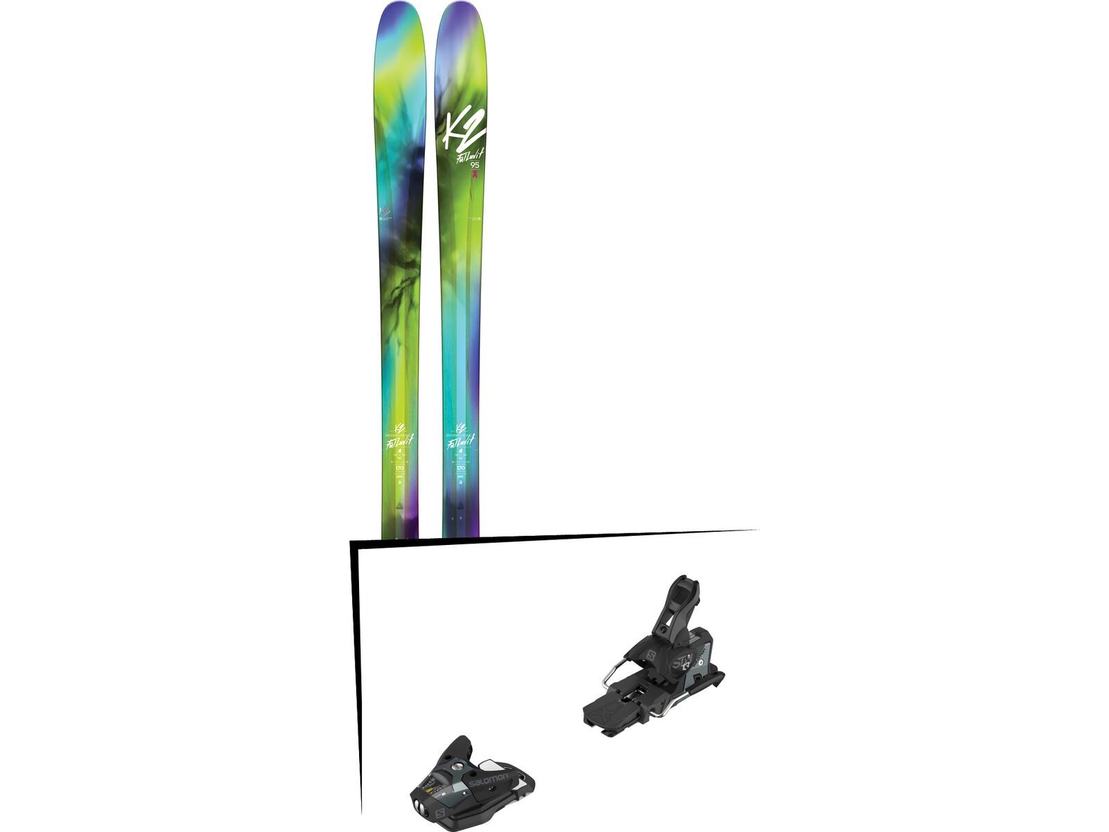 Set: K2 SKI FulLUVit 95 2017 + Salomon STH2 WTR 13 (2212352) | Bild 1