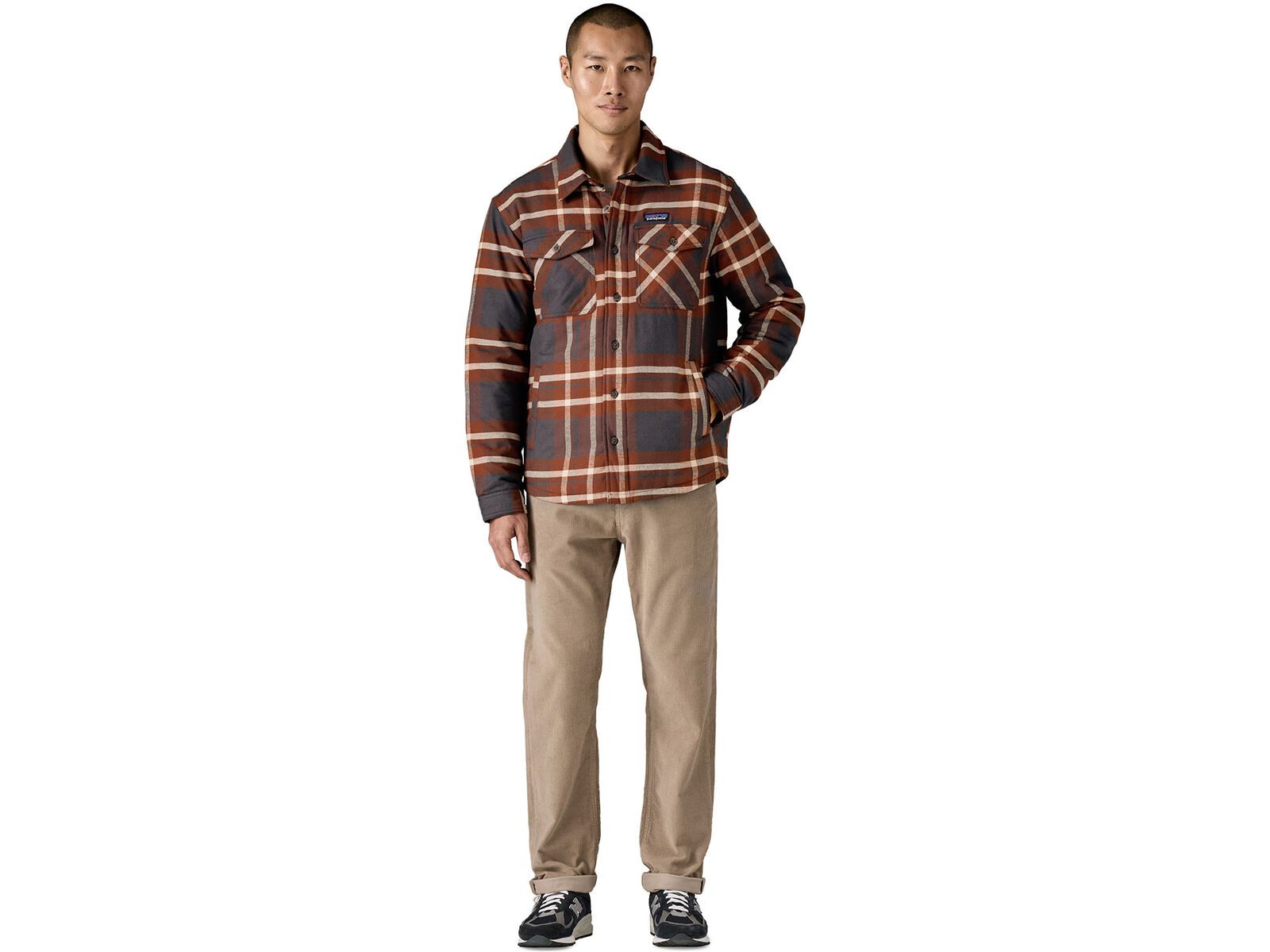 Patagonia Men's Lightweight Insulated Fjord Flannel Shirt Ashore, ink black | Bild 5